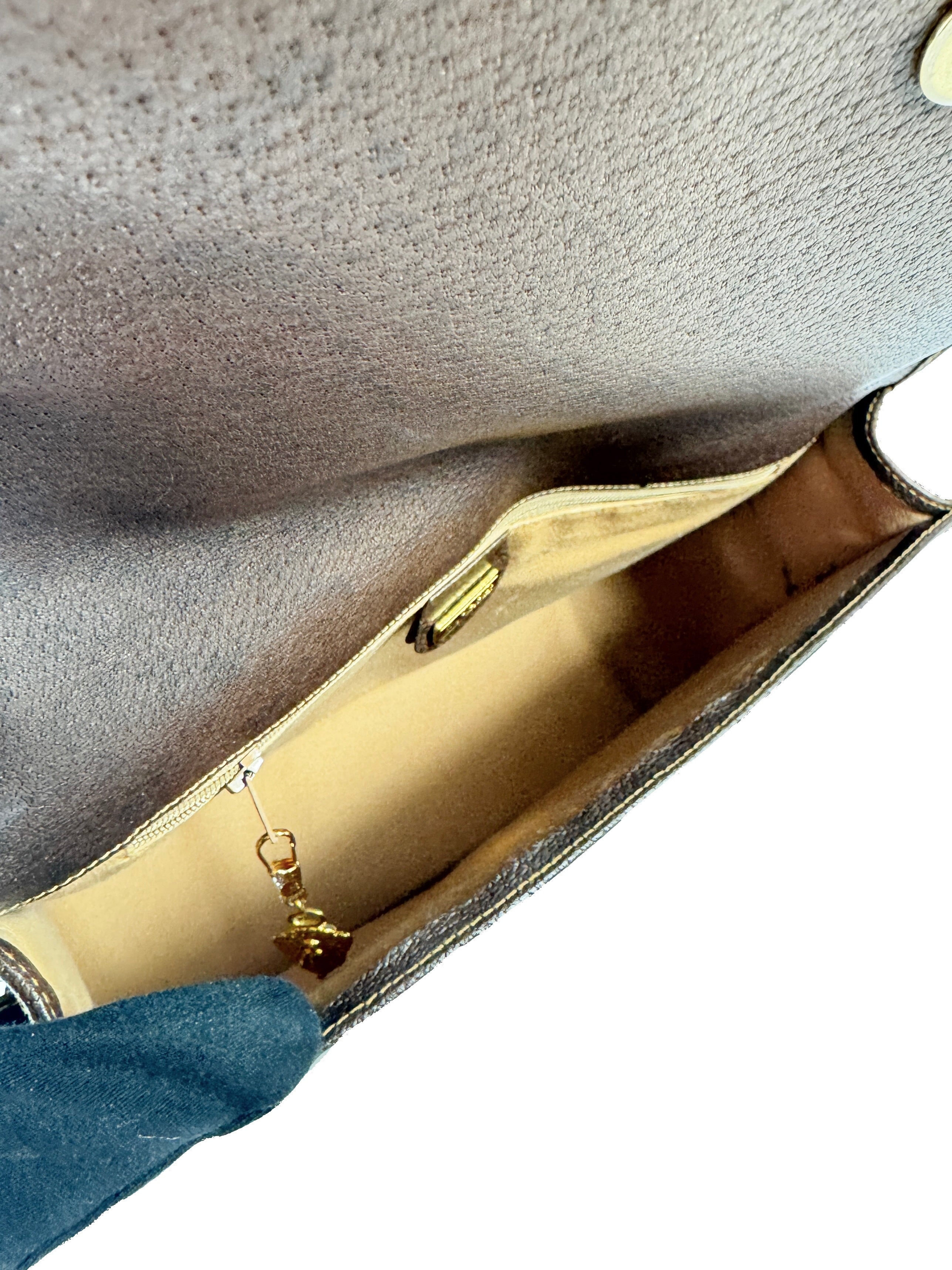 Gucci GG brown vintage Sherry line crossbody 001.116.0551