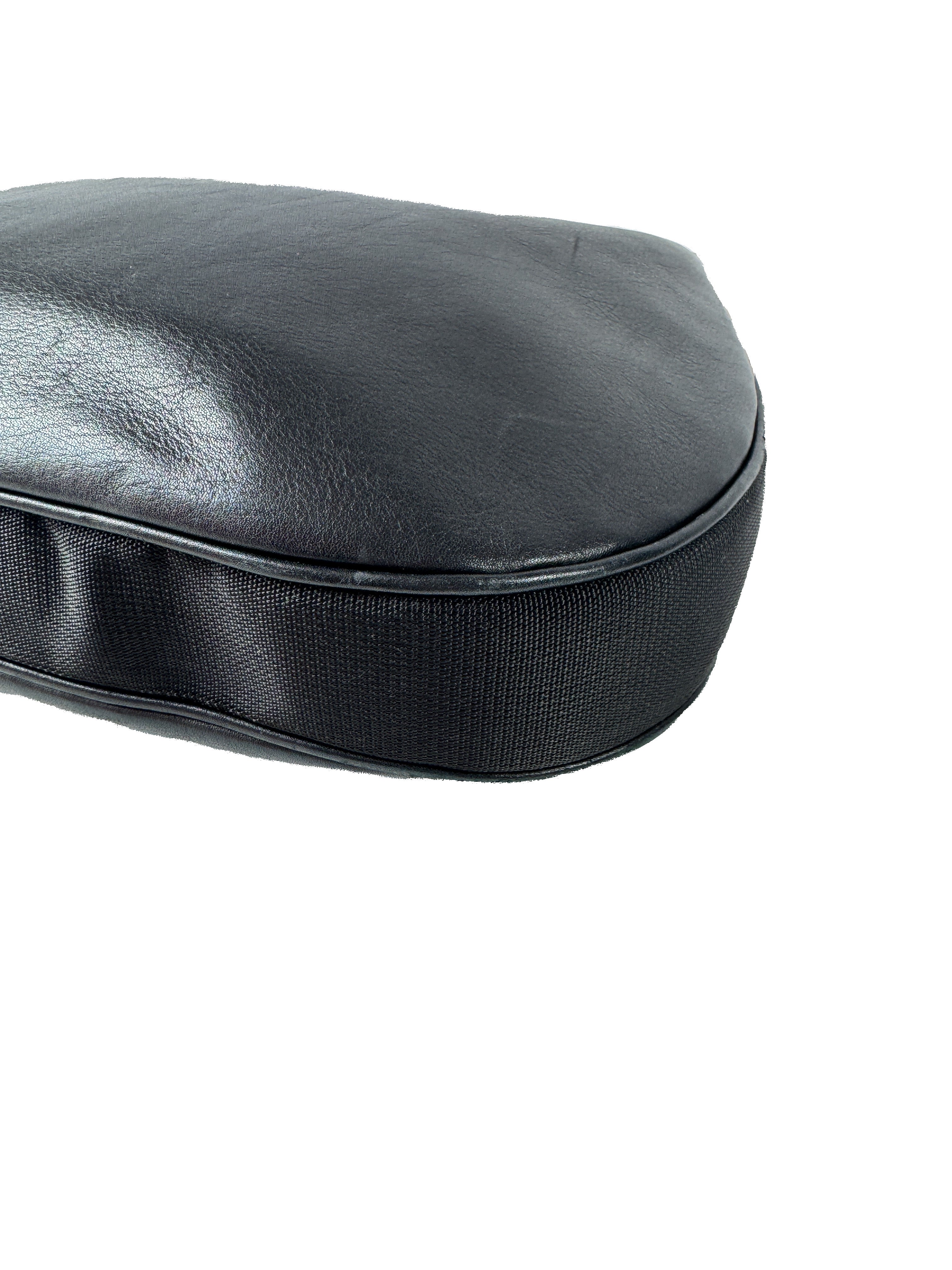 Gucci GG black leather Attache shoulder bag 001 3315 002058