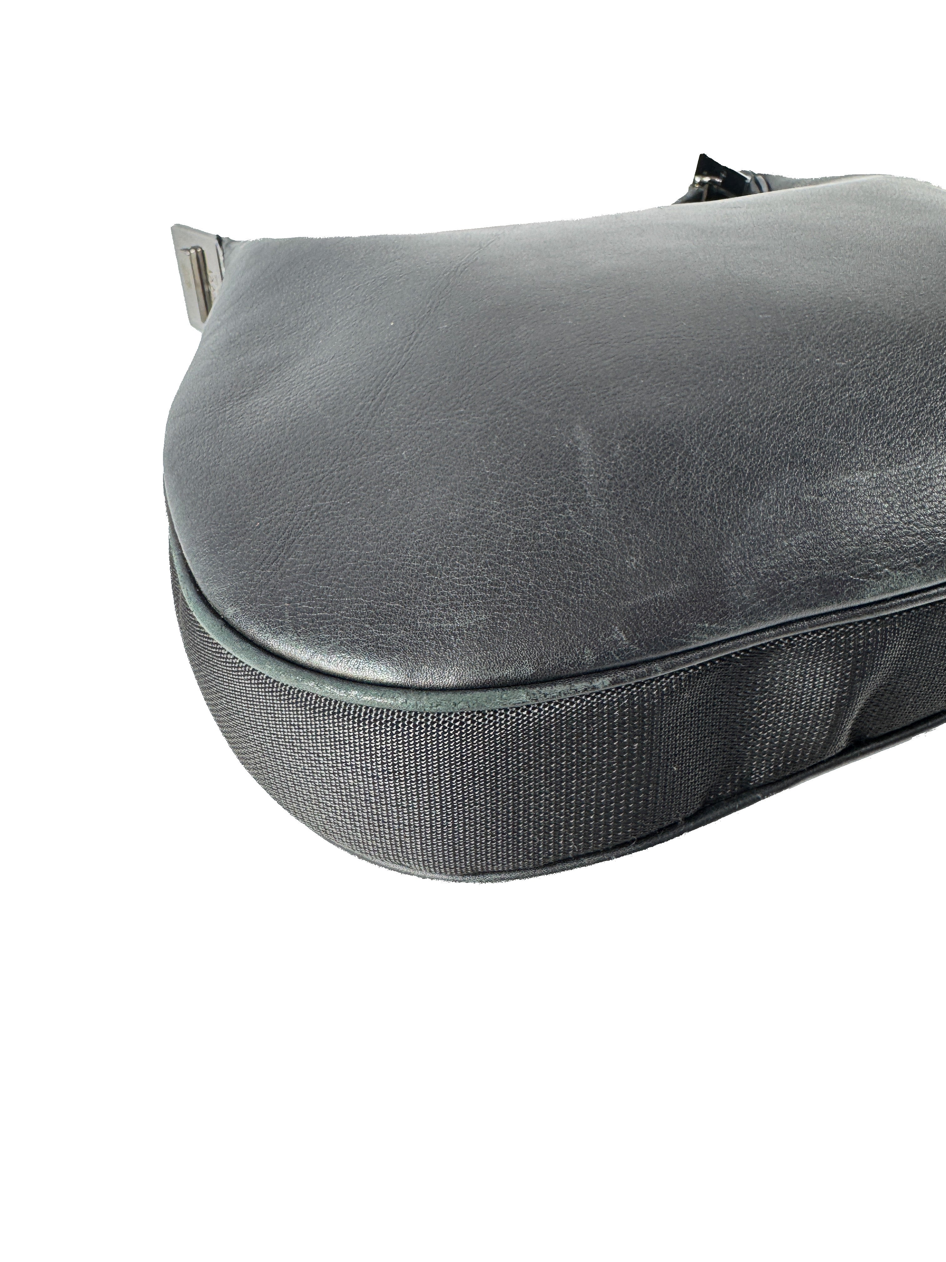 Gucci GG black leather Attache shoulder bag 001 3315 002058