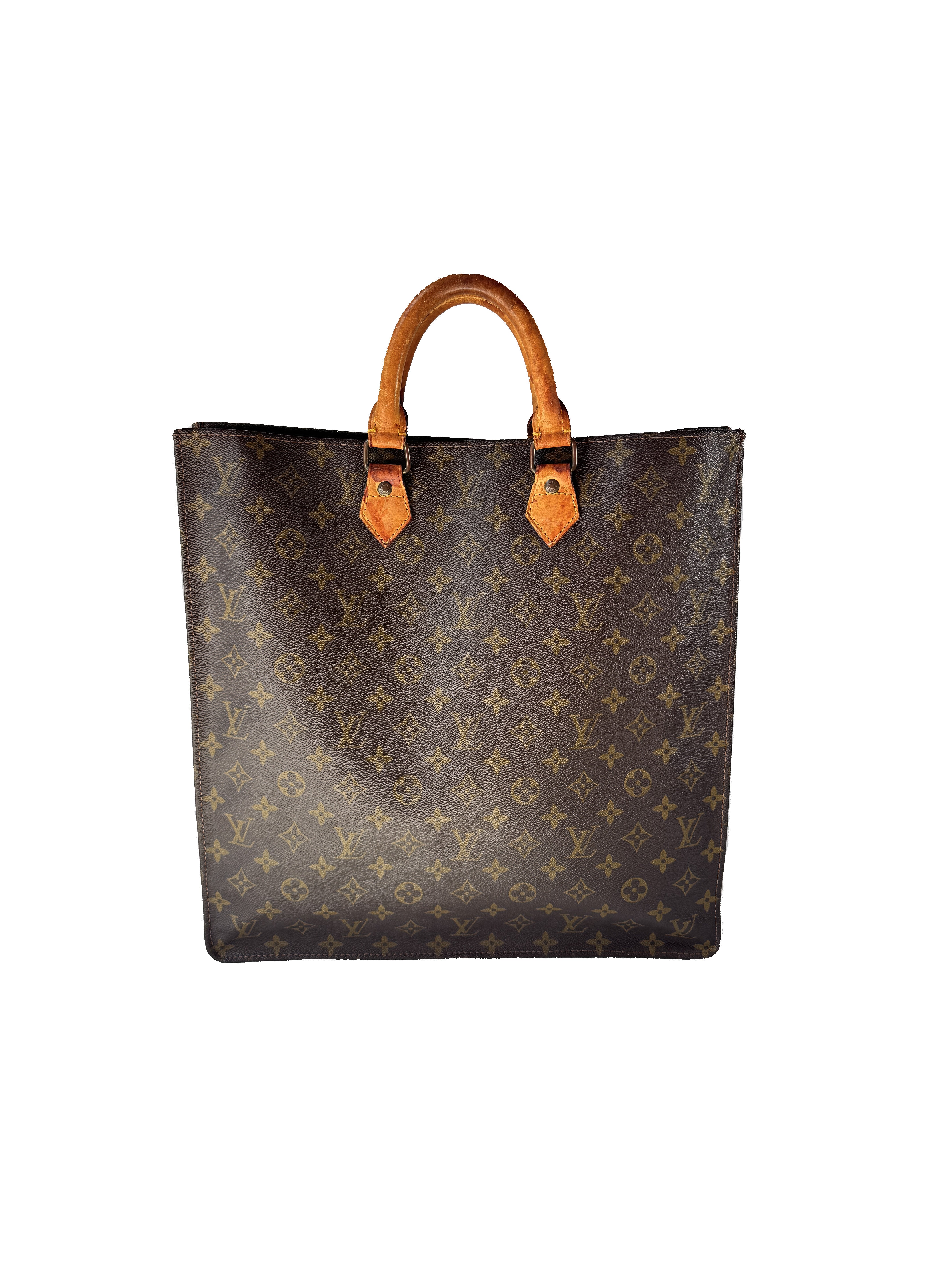 Louis Vuitton monogram pre 80s Sac Plat tote