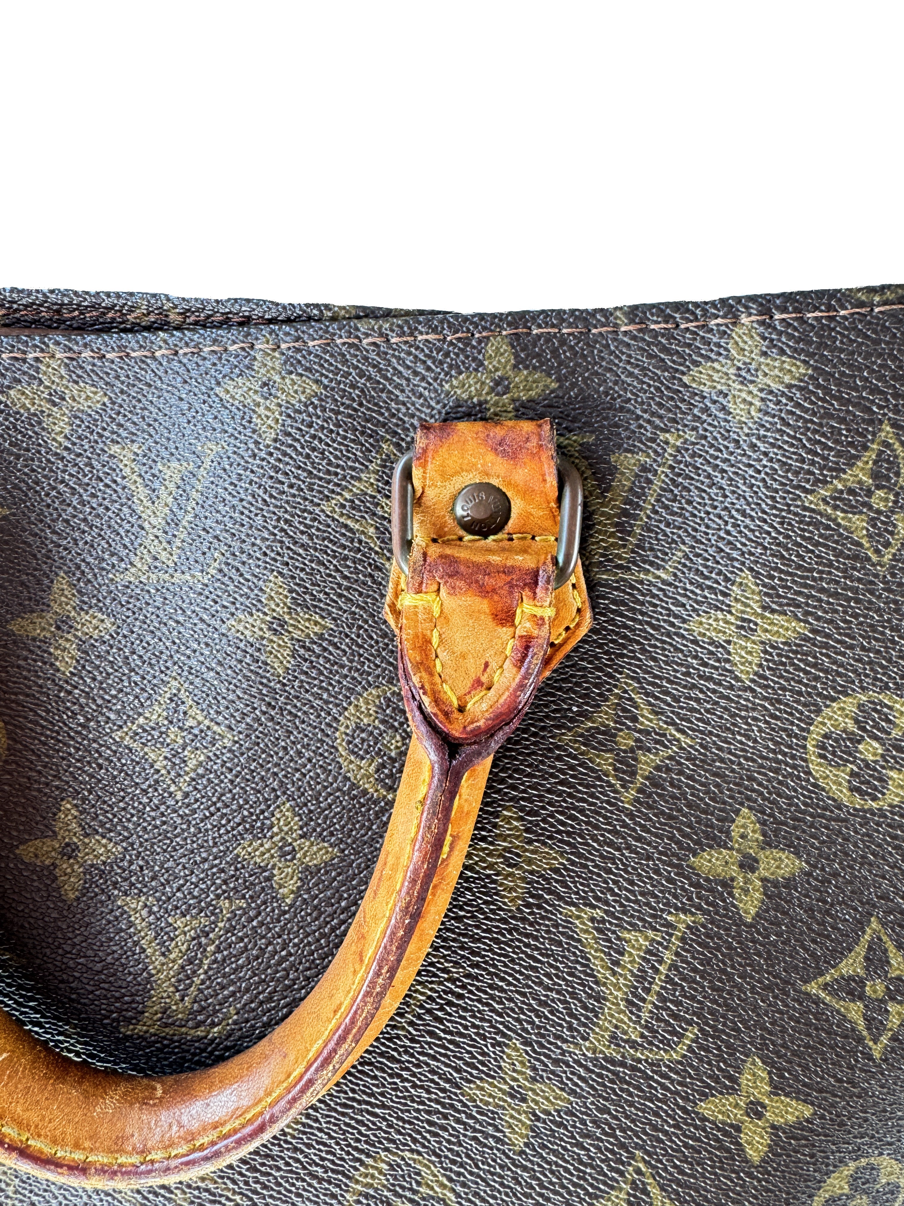 Louis Vuitton monogram pre 80s Sac Plat tote