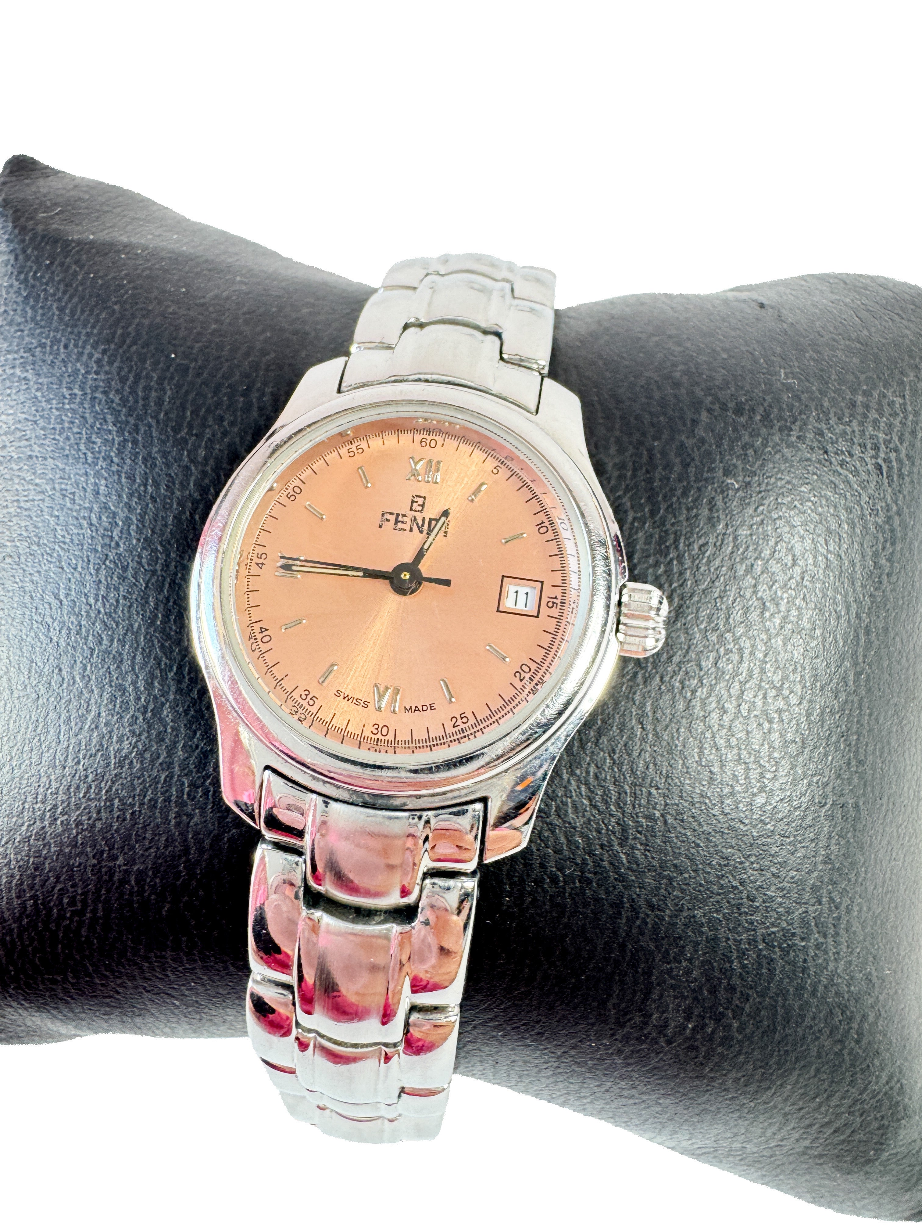 Fendi 210L silver 25MM watch 046-259