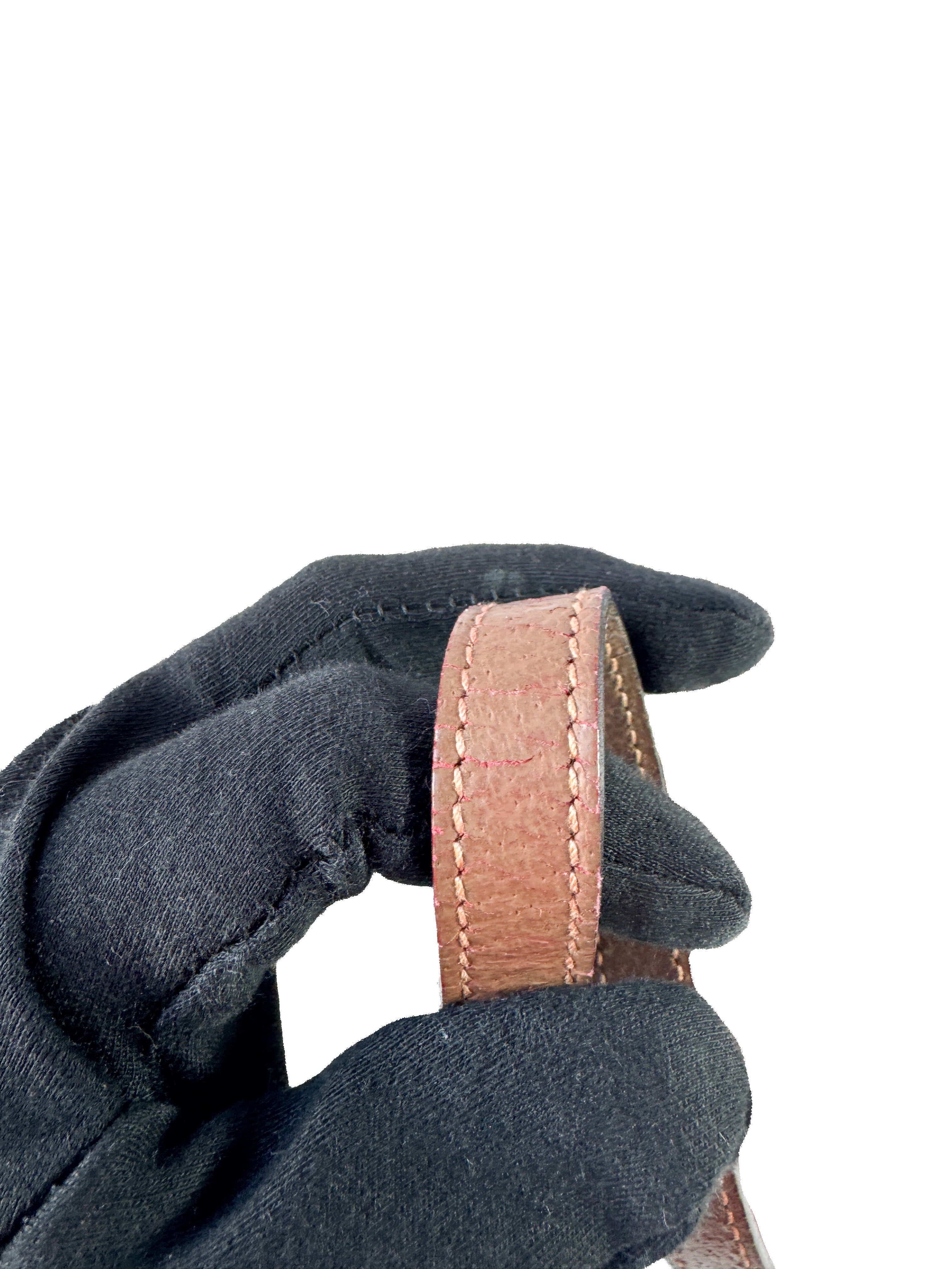 Gucci vintage brown GG sherry line crossbody 001.44.6655