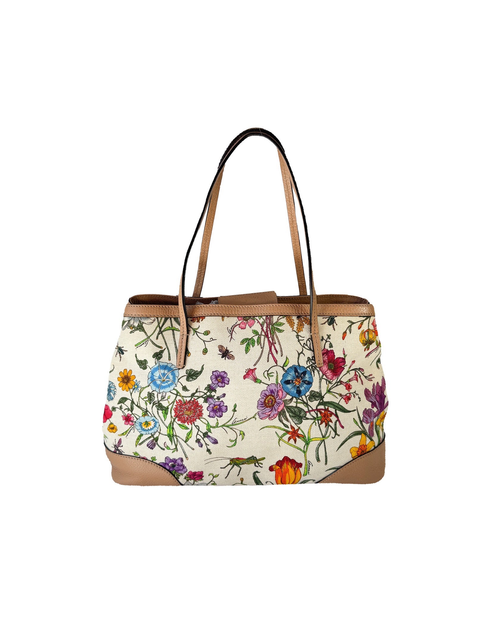 Gucci cream medium Flora tote 358470 498879