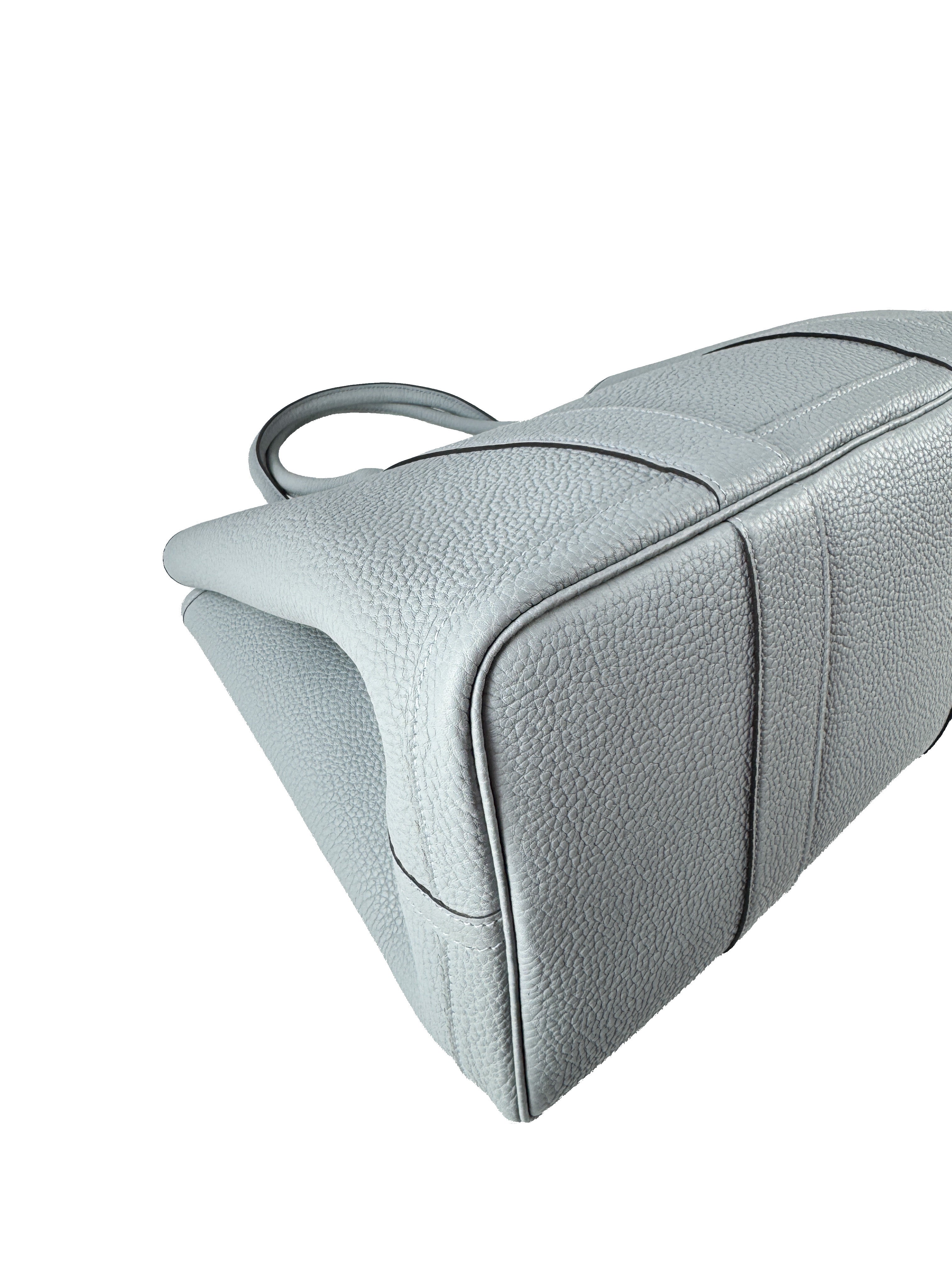 Hermès 2025 Gris Pantin Garden Party 36 K stamp NEW