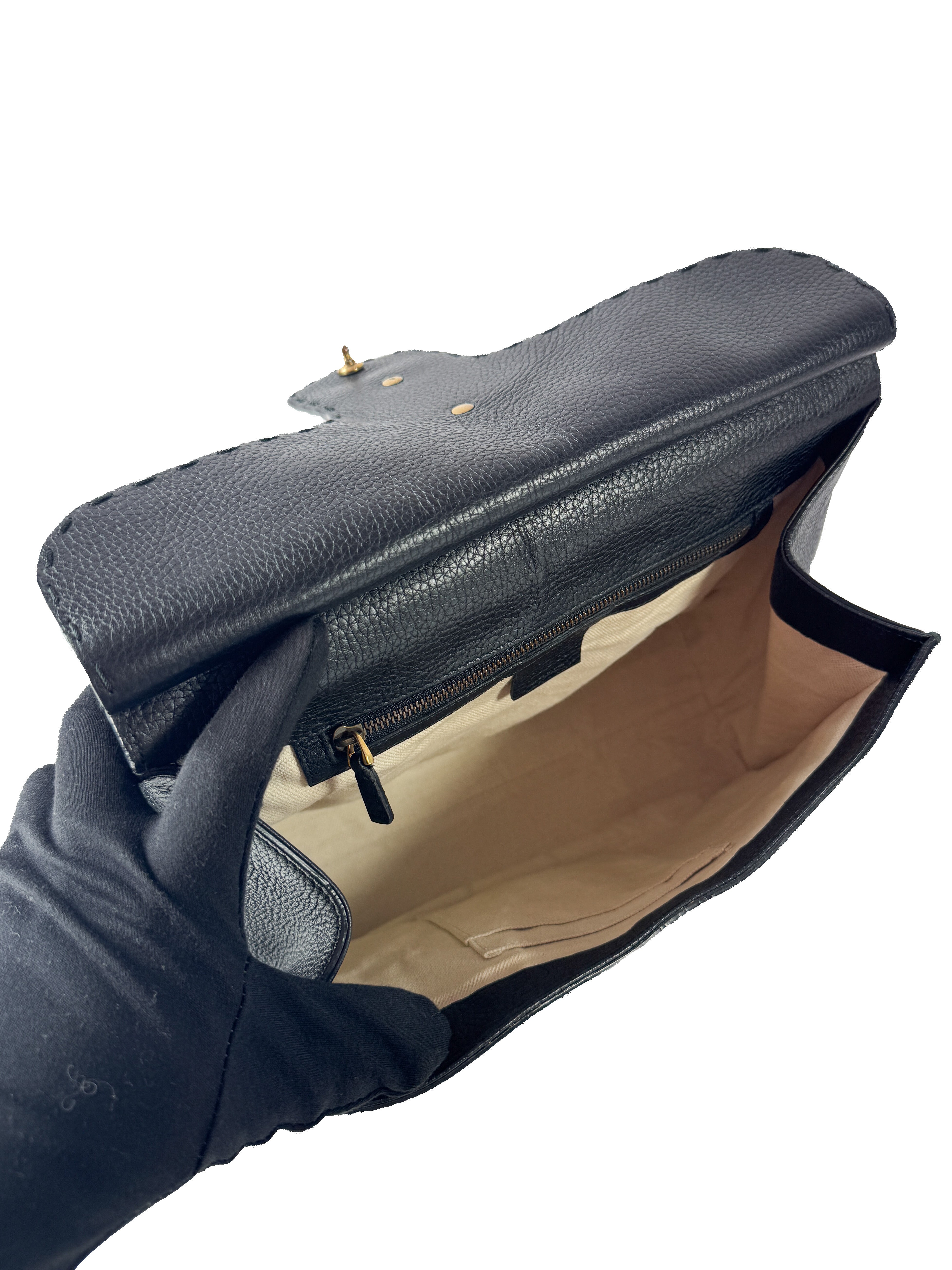 Gucci black GG Marmont top handle bag 421890498879