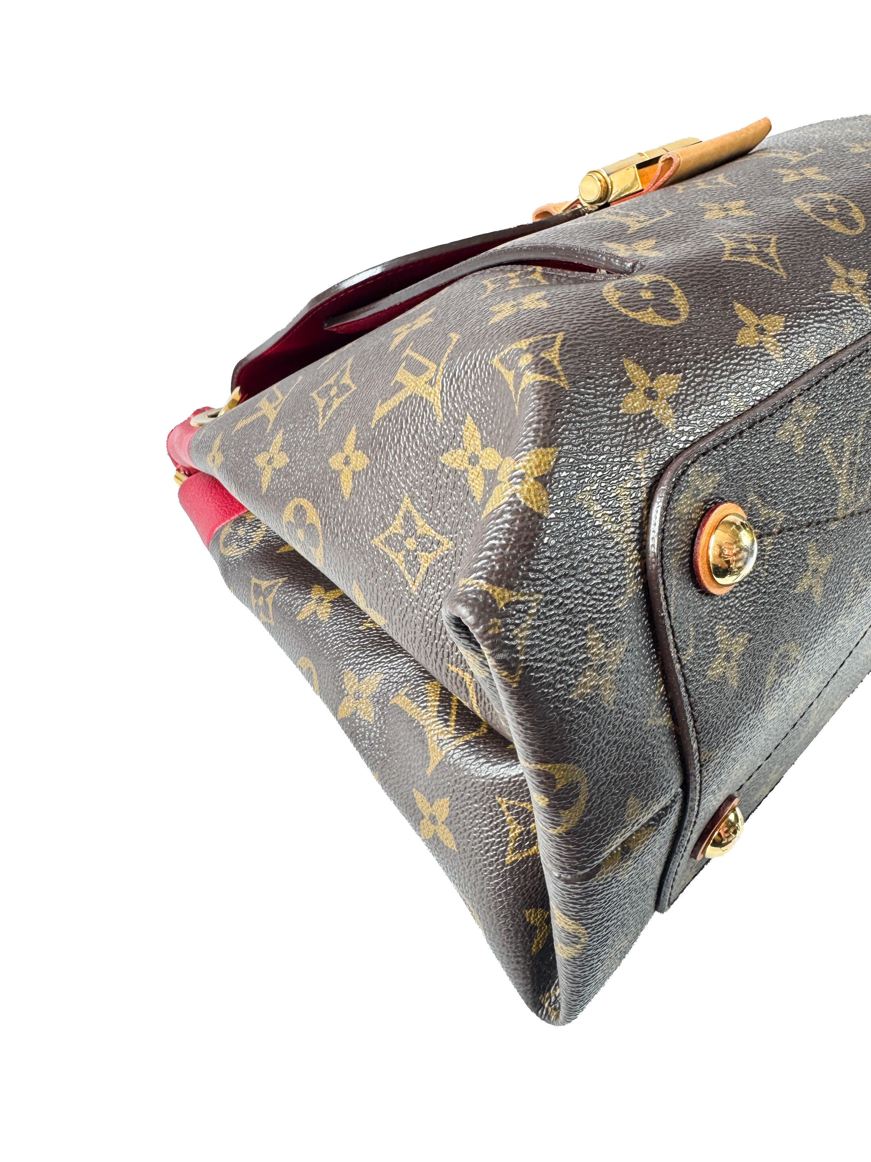Louis Vuitton monogram red Olympe shoulder bag SP3192