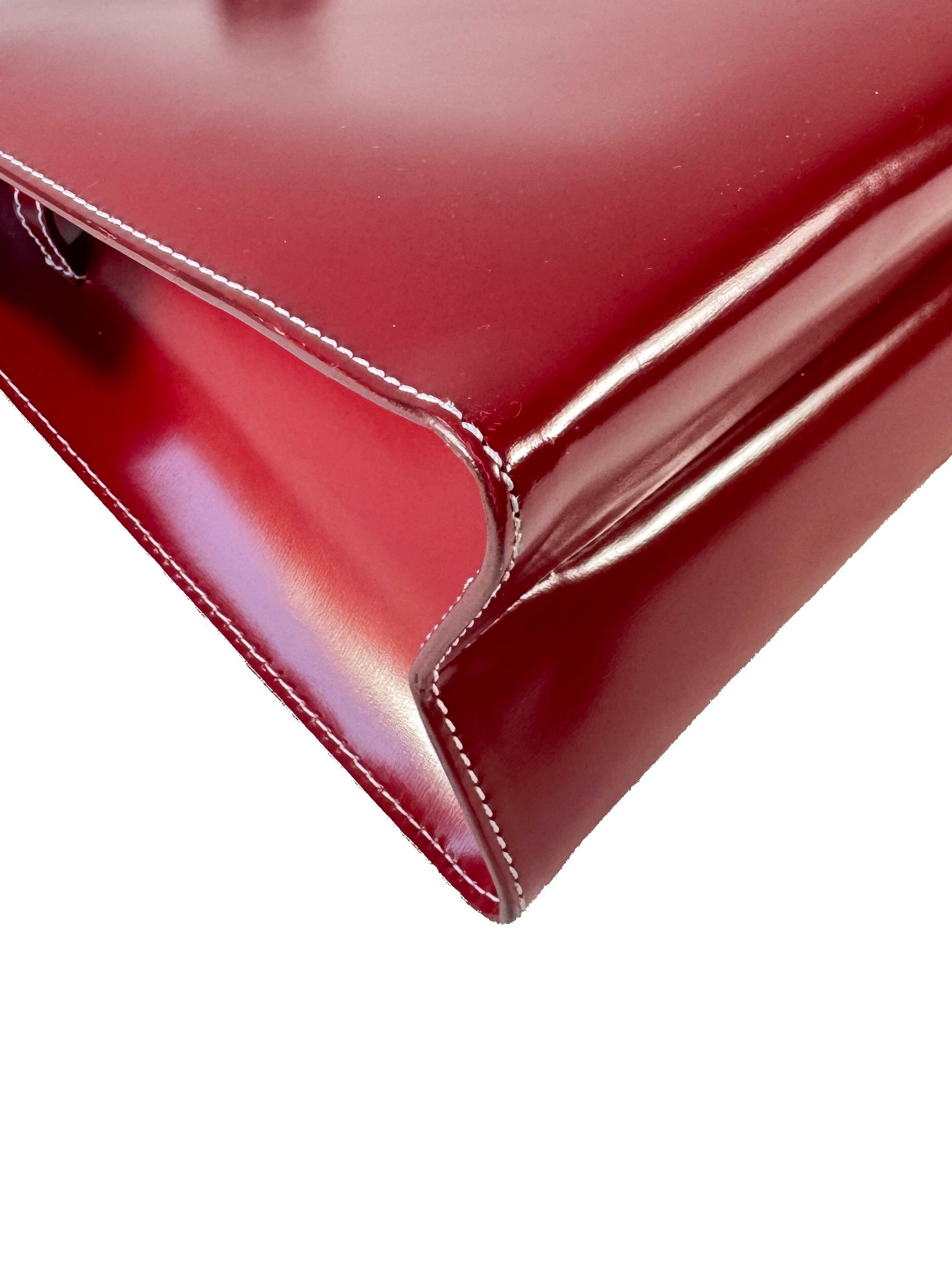 Fendi red leather zip top tote 22110 88N031 019