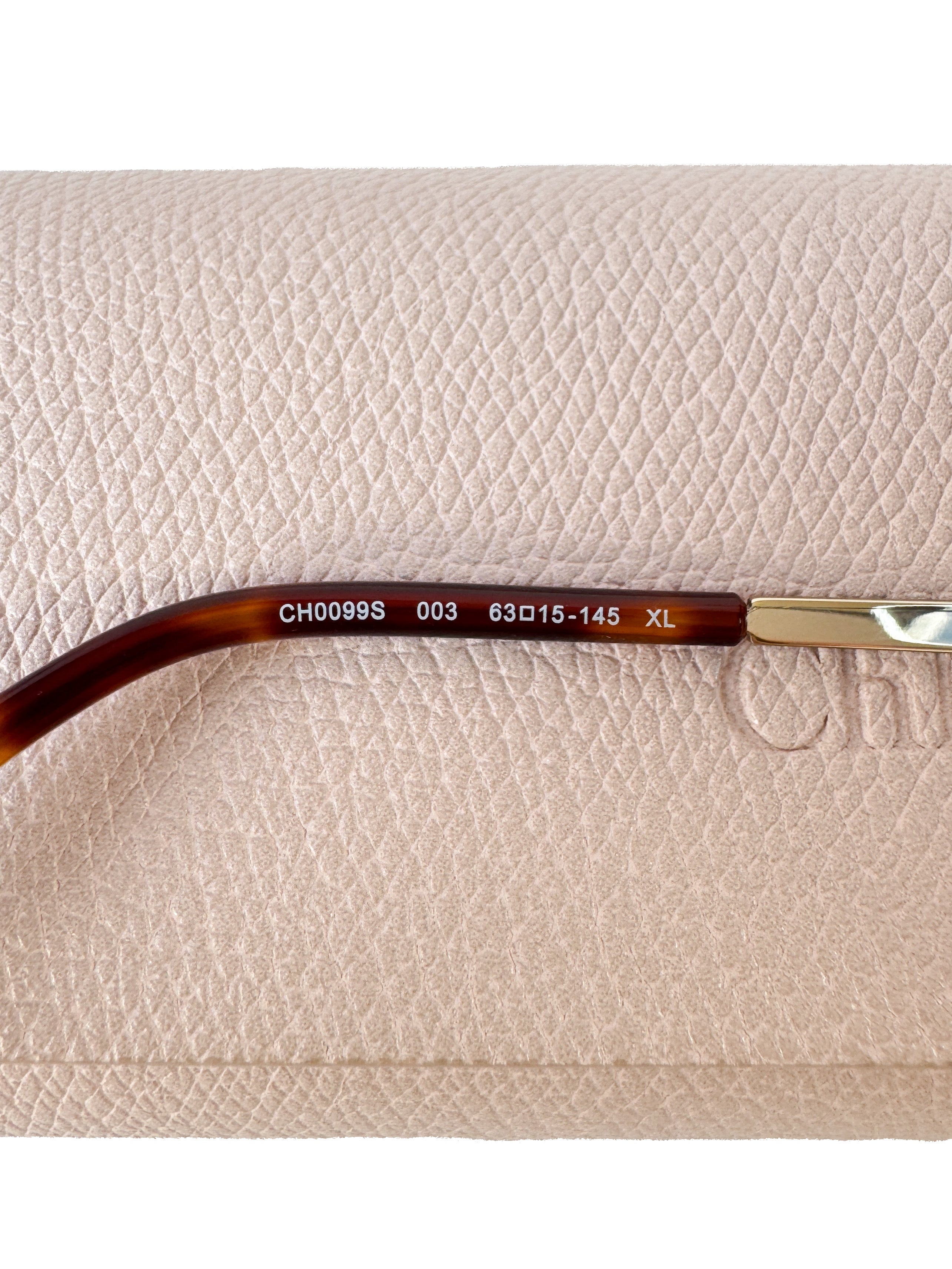 Chloé hot pink/gold sunglasses CH0099S *case*