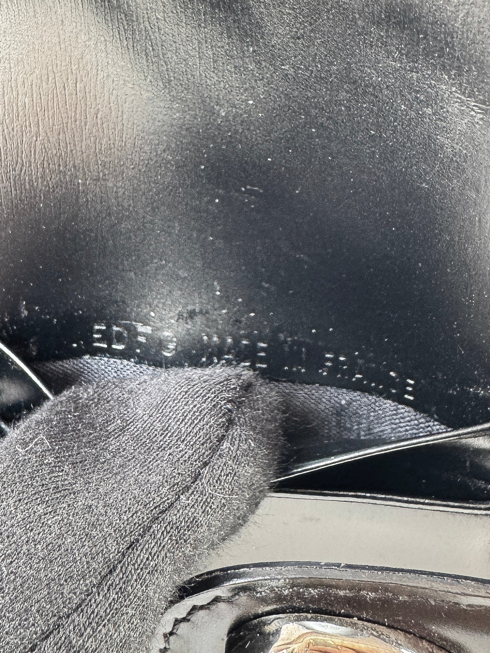 Cartier black leather Panthère agenda EDFG