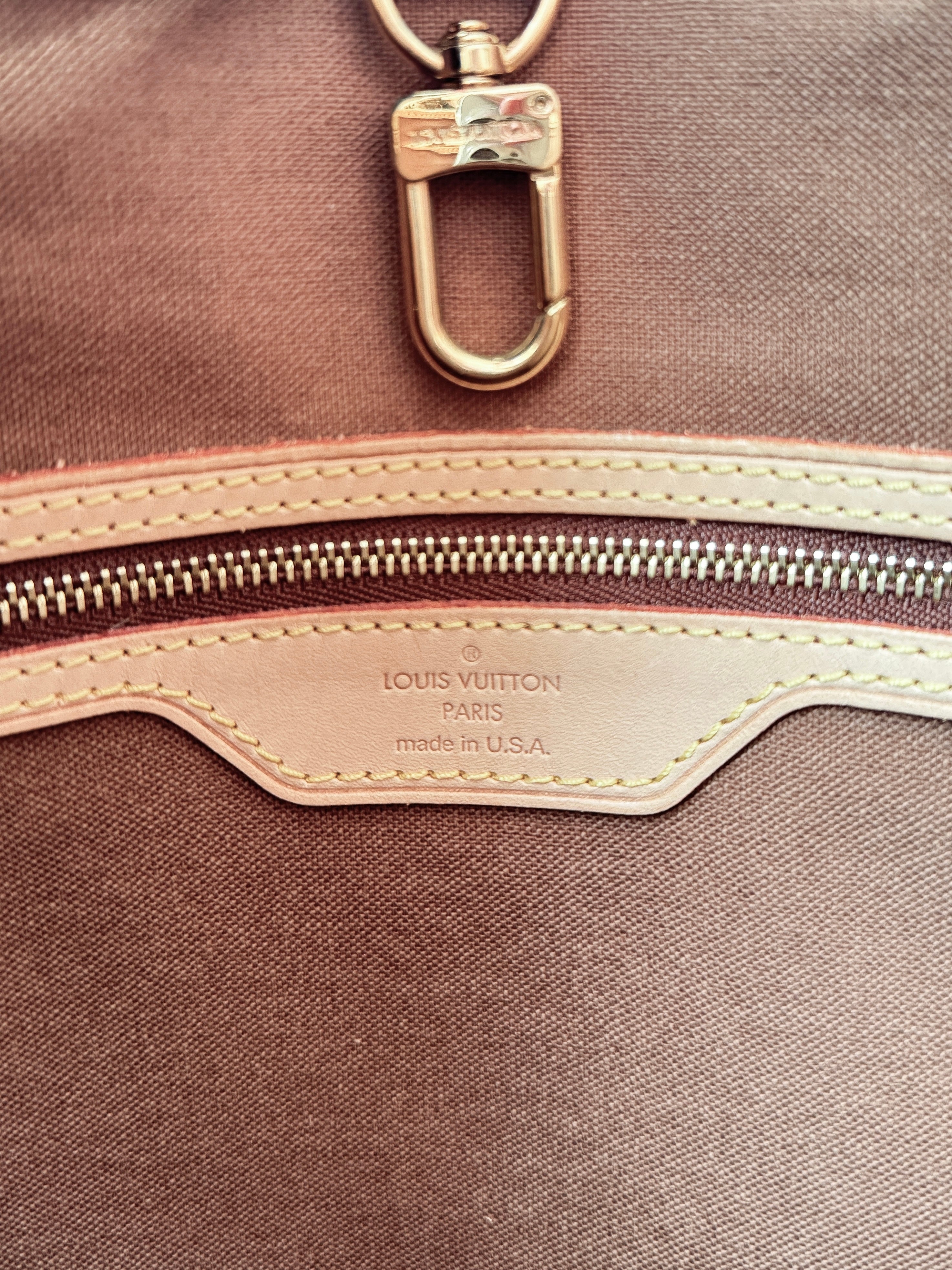 Louis Vuitton Batignolles Handbag Monogram Canvas Vertical SD1025