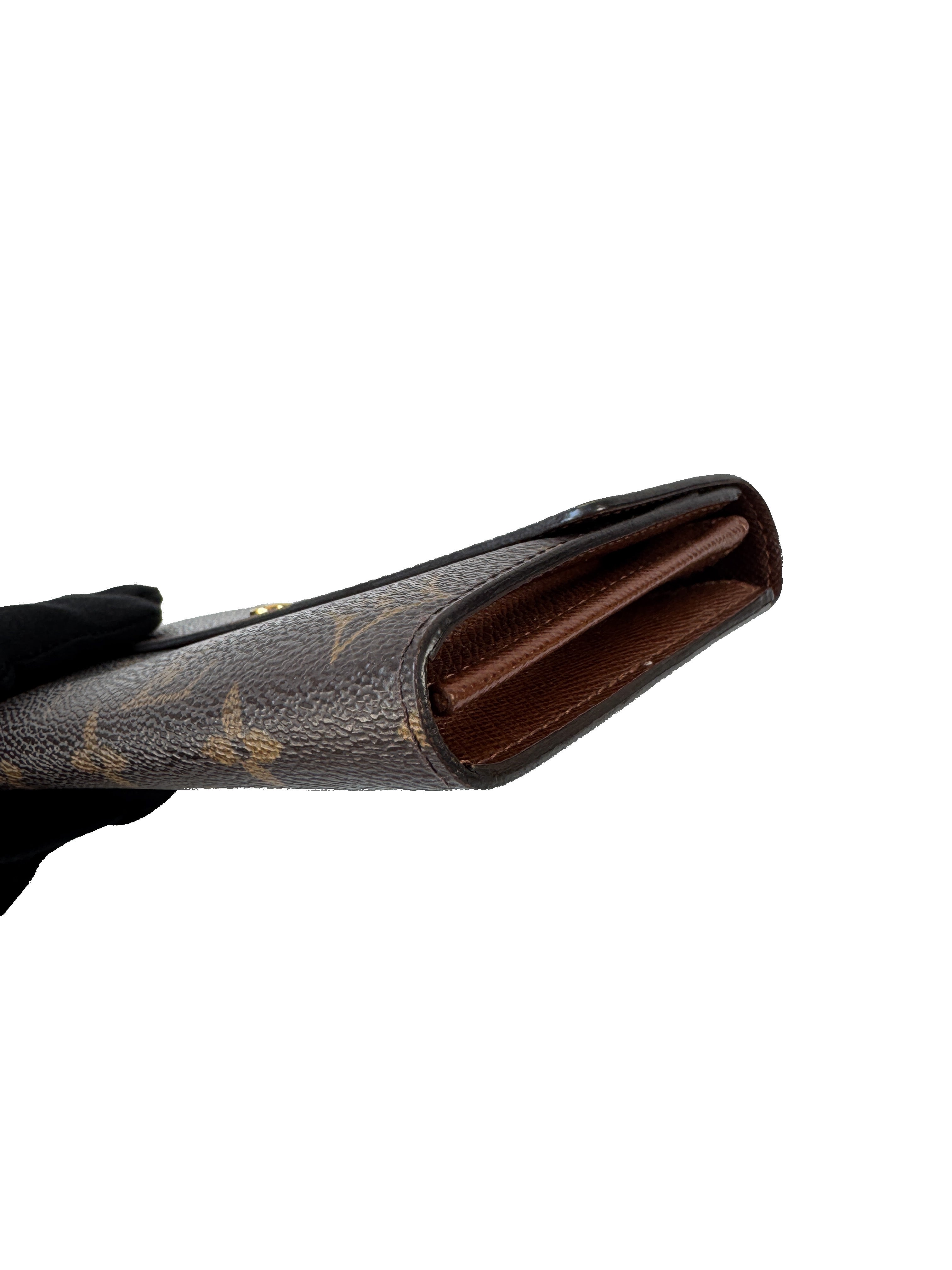 Louis Vuitton monogram Sarah wallet MI1025