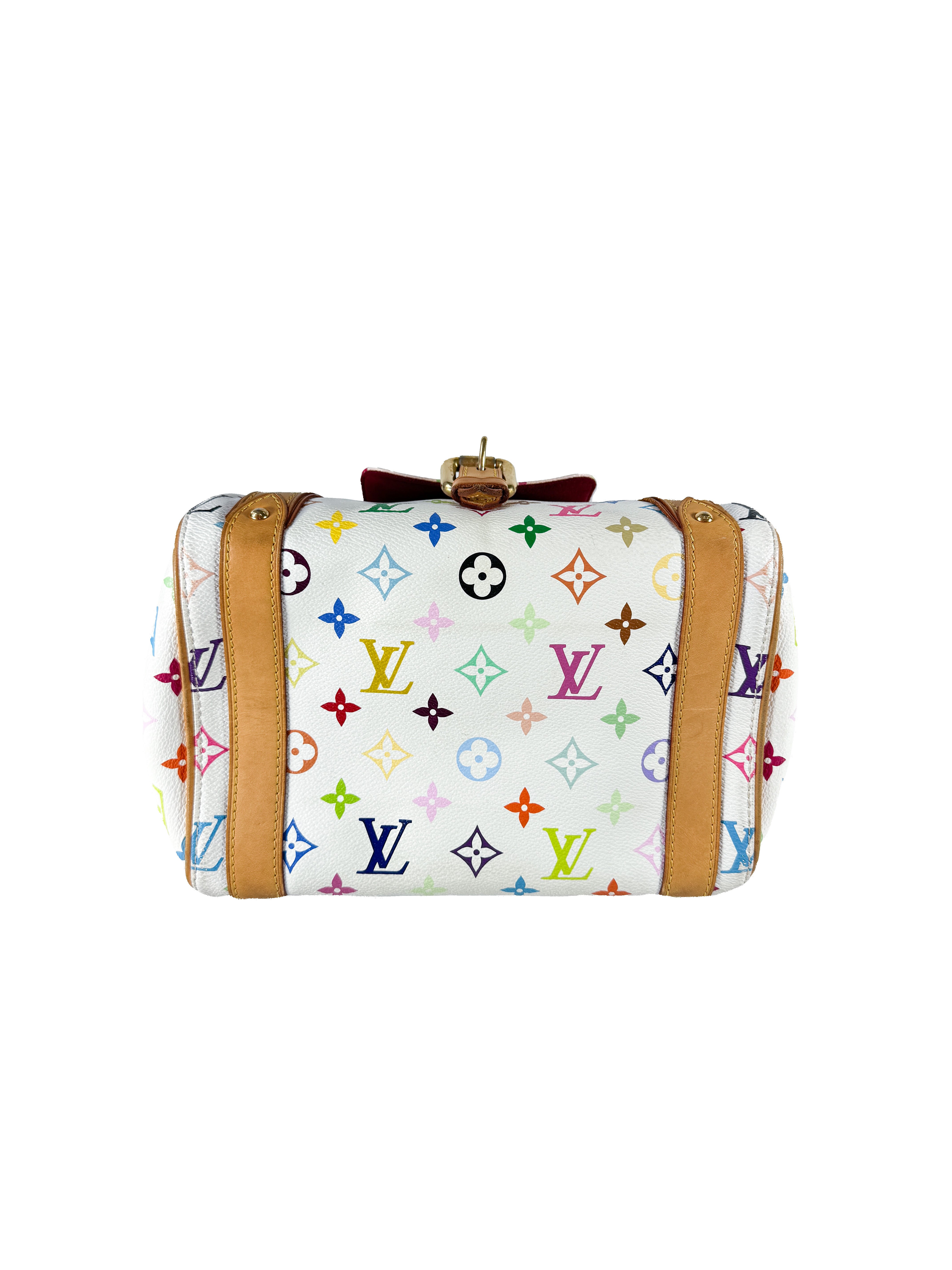 Louis Vuitton white multicolor Priscilla SP0056