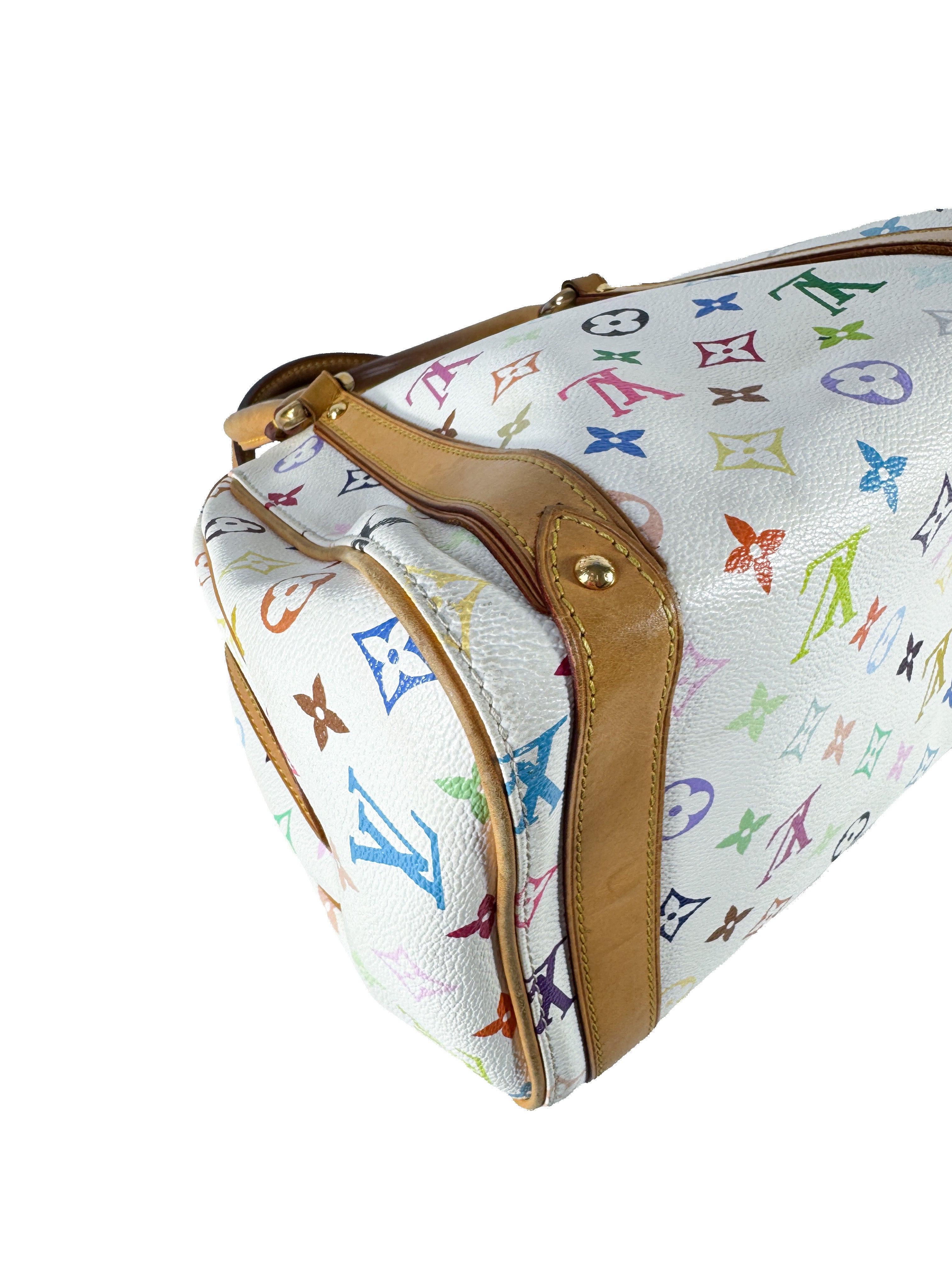 Louis Vuitton white multicolor Priscilla SP0056