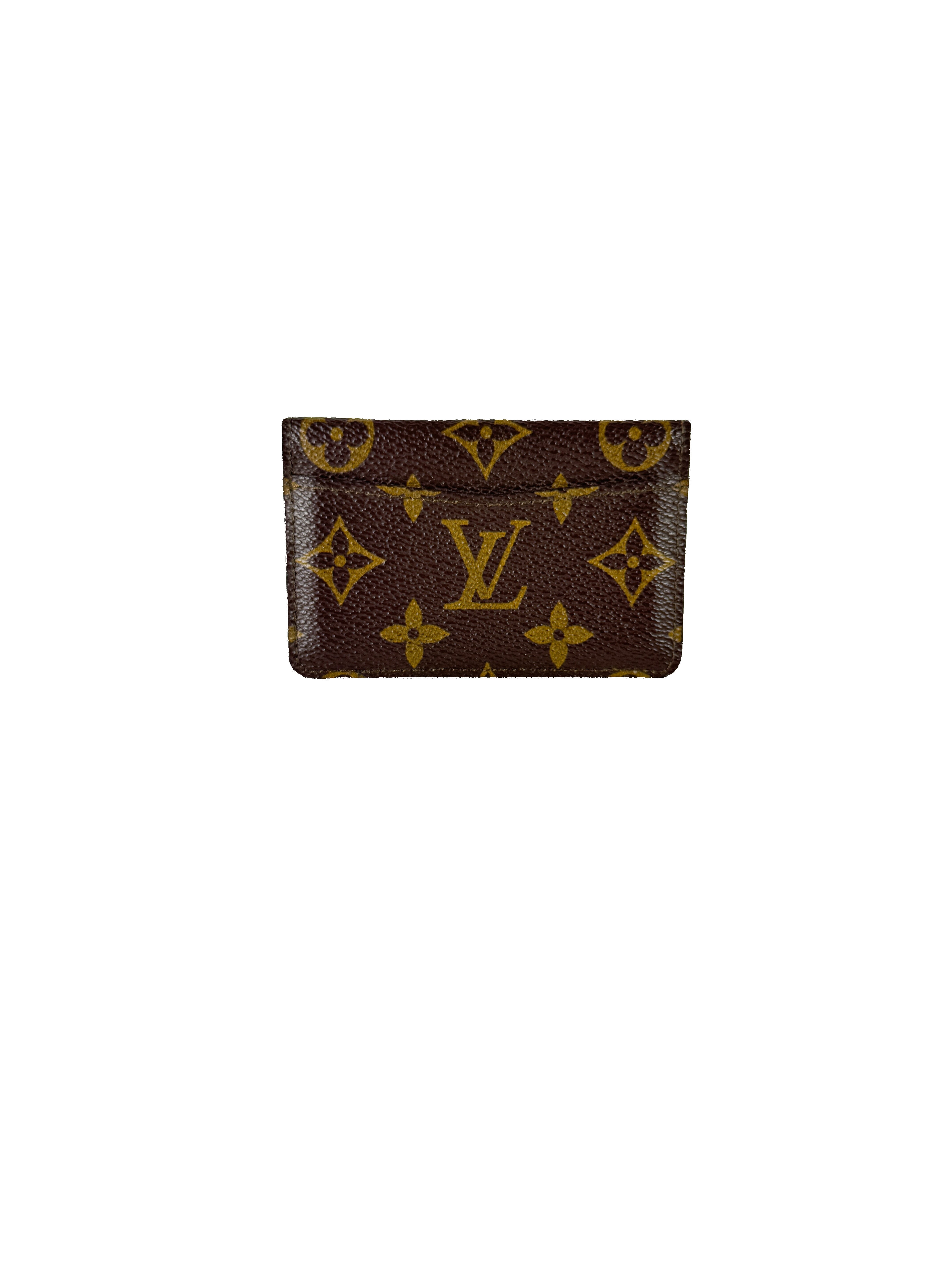 Louis Vuitton monogram card holder wallet 8902 PA