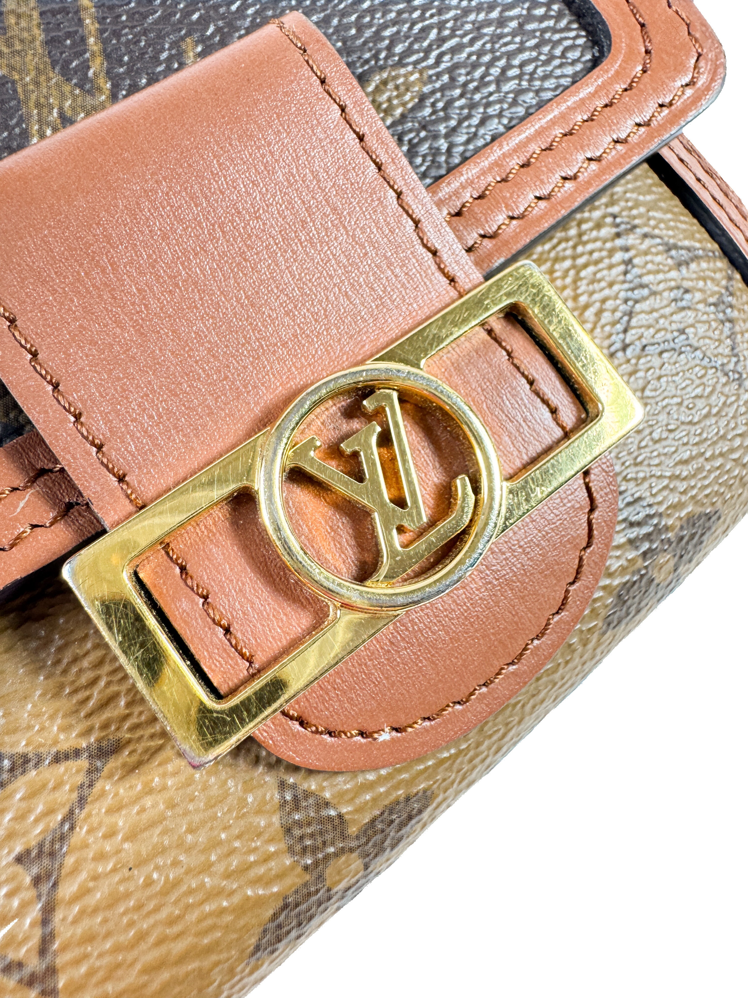 Louis Vuitton monogram Dauphine wallet NFC