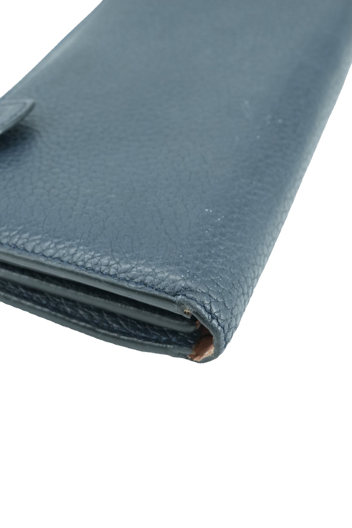 Louis Vuitton navy leather Comet Tresor wallet MI3280