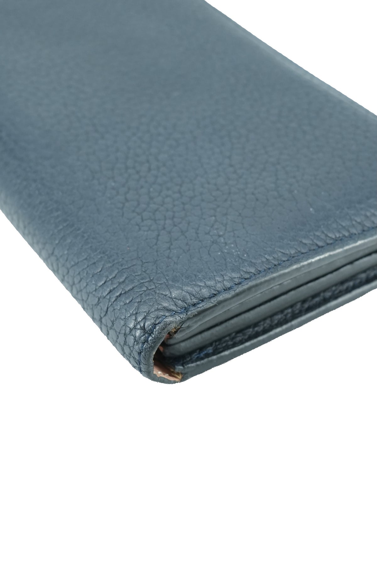 Louis Vuitton navy leather Comet Tresor wallet MI3280