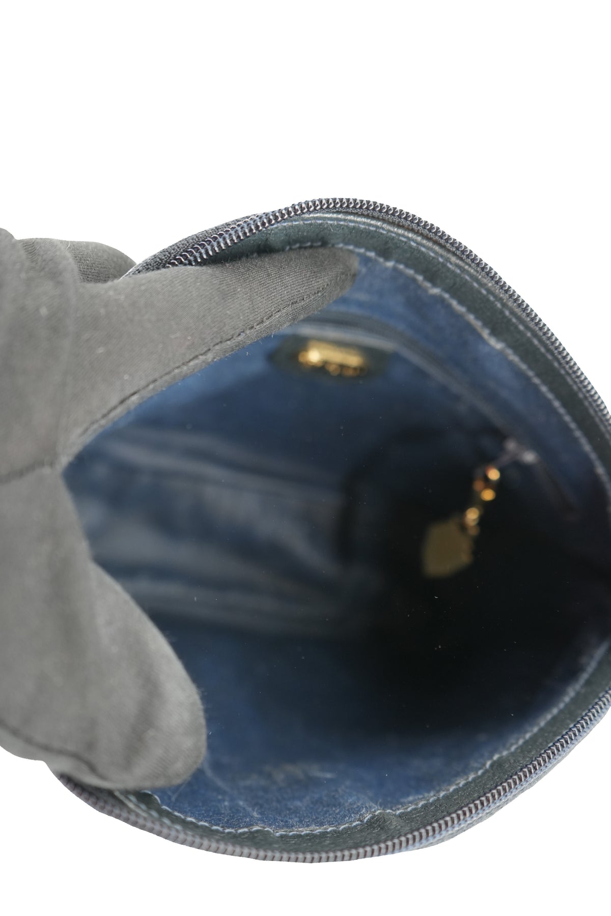 Gucci navy Sherry line vintage crossbody 007/256/0018
