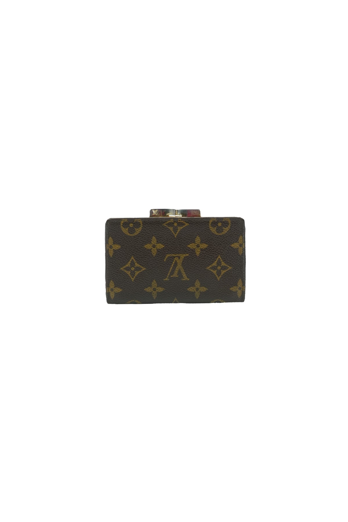Louis Vuitton monogram kisslock wallet