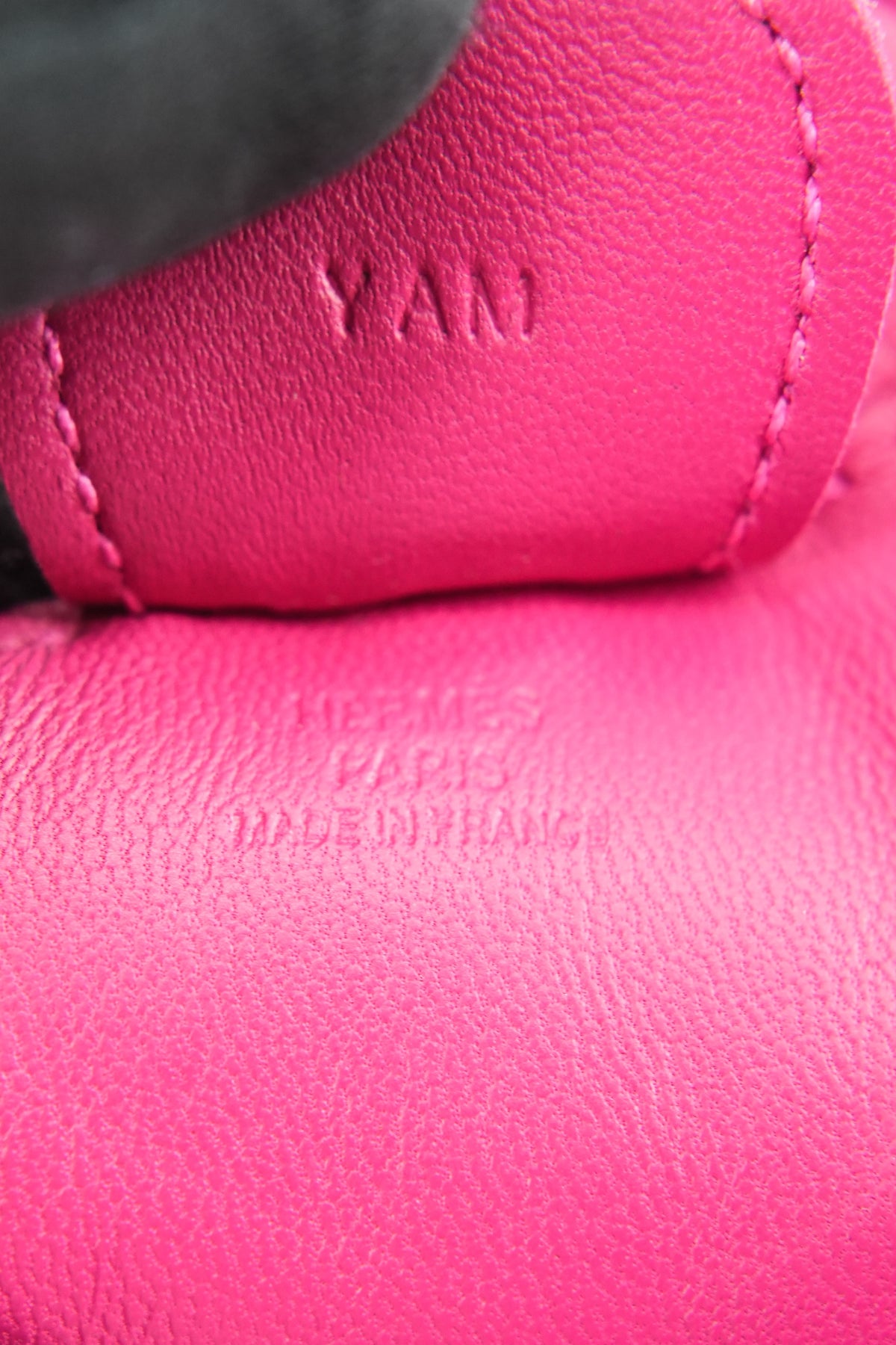 Hermès hot pink Rodeo GM