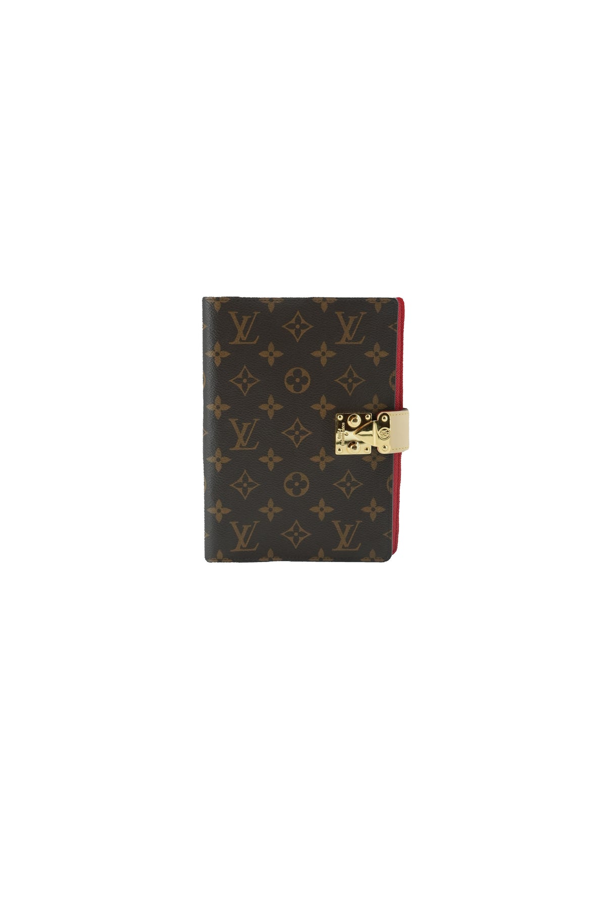 Louis Vuitton monogram red Paul MM notebook cover