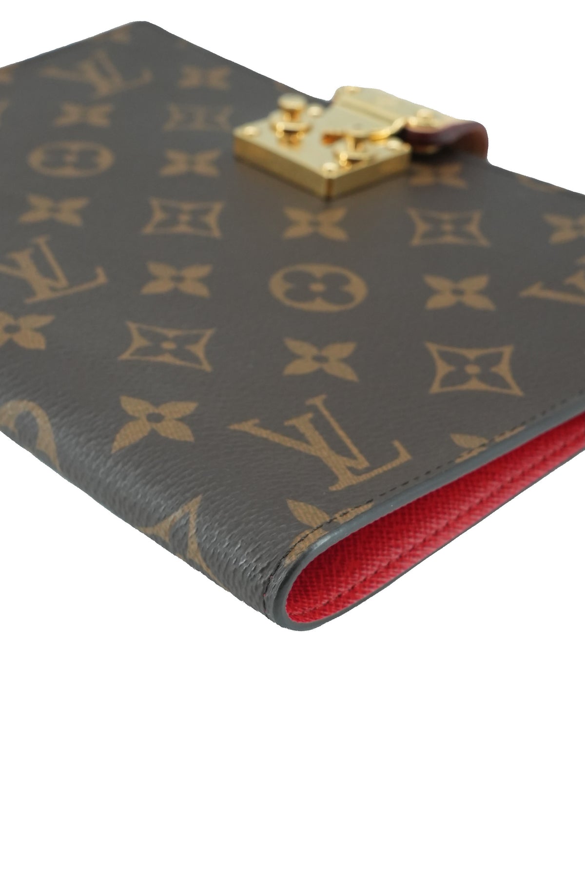 Louis Vuitton monogram red Paul MM notebook cover