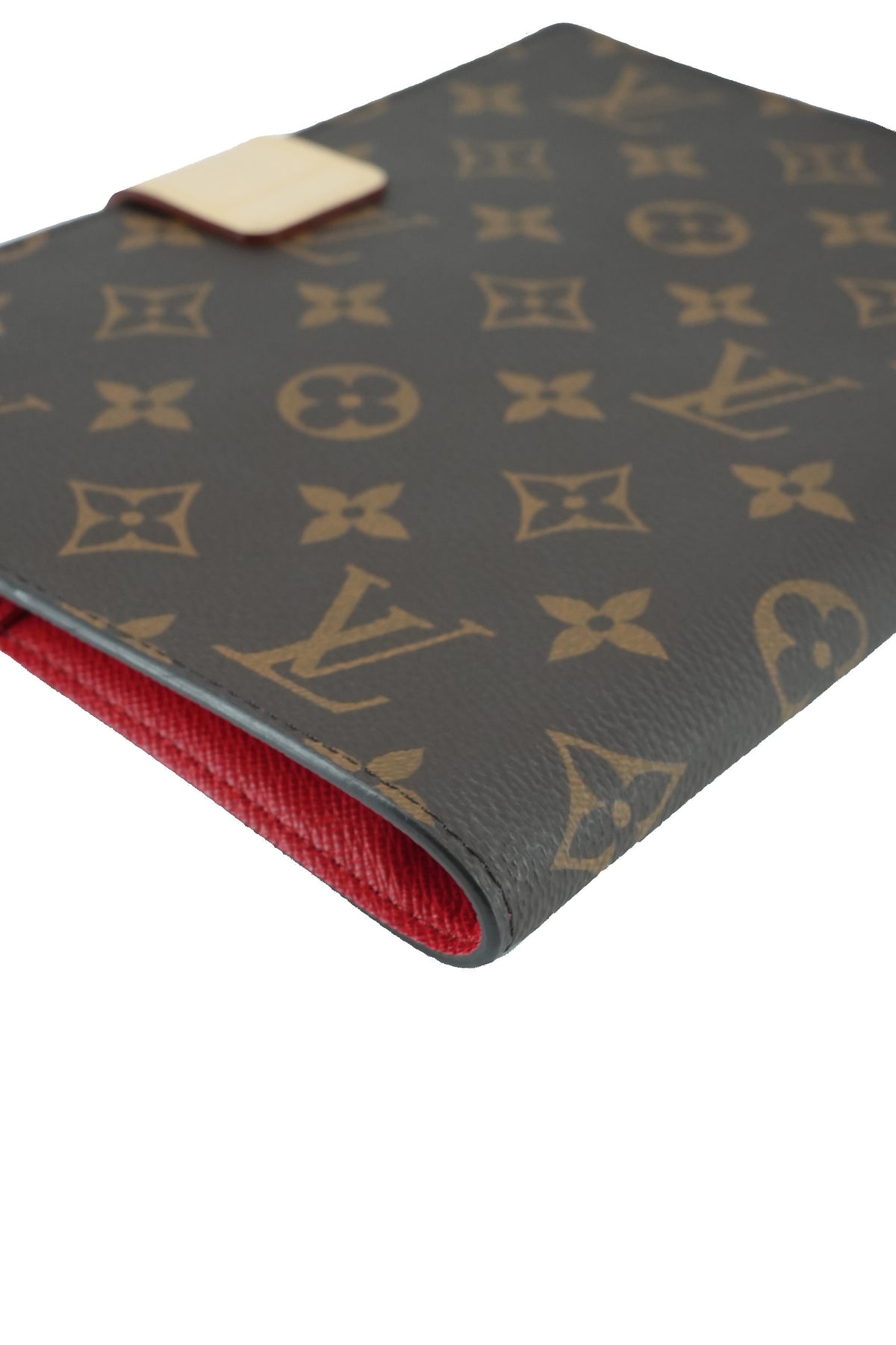 Louis Vuitton monogram red Paul MM notebook cover