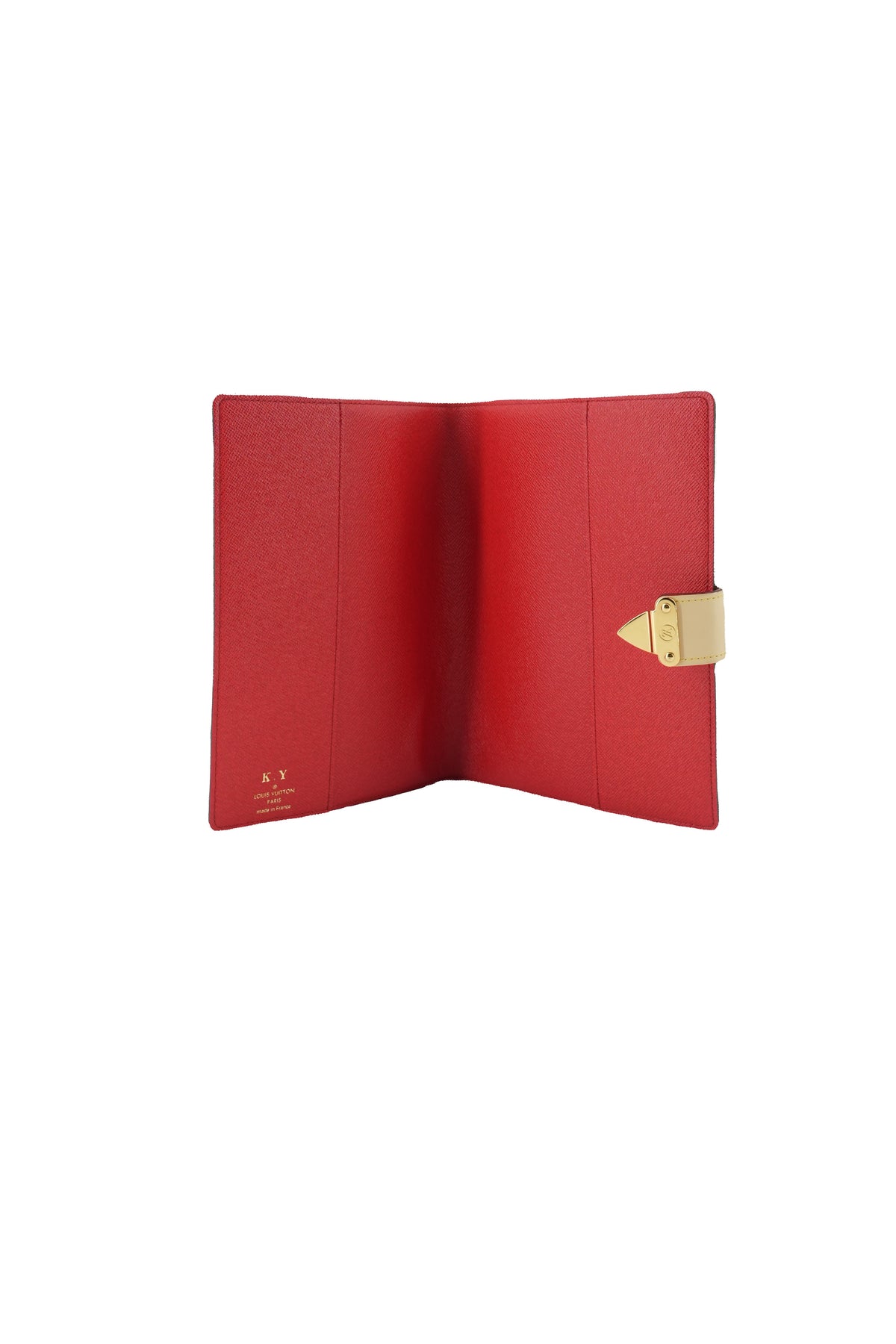 Louis Vuitton monogram red Paul MM notebook cover