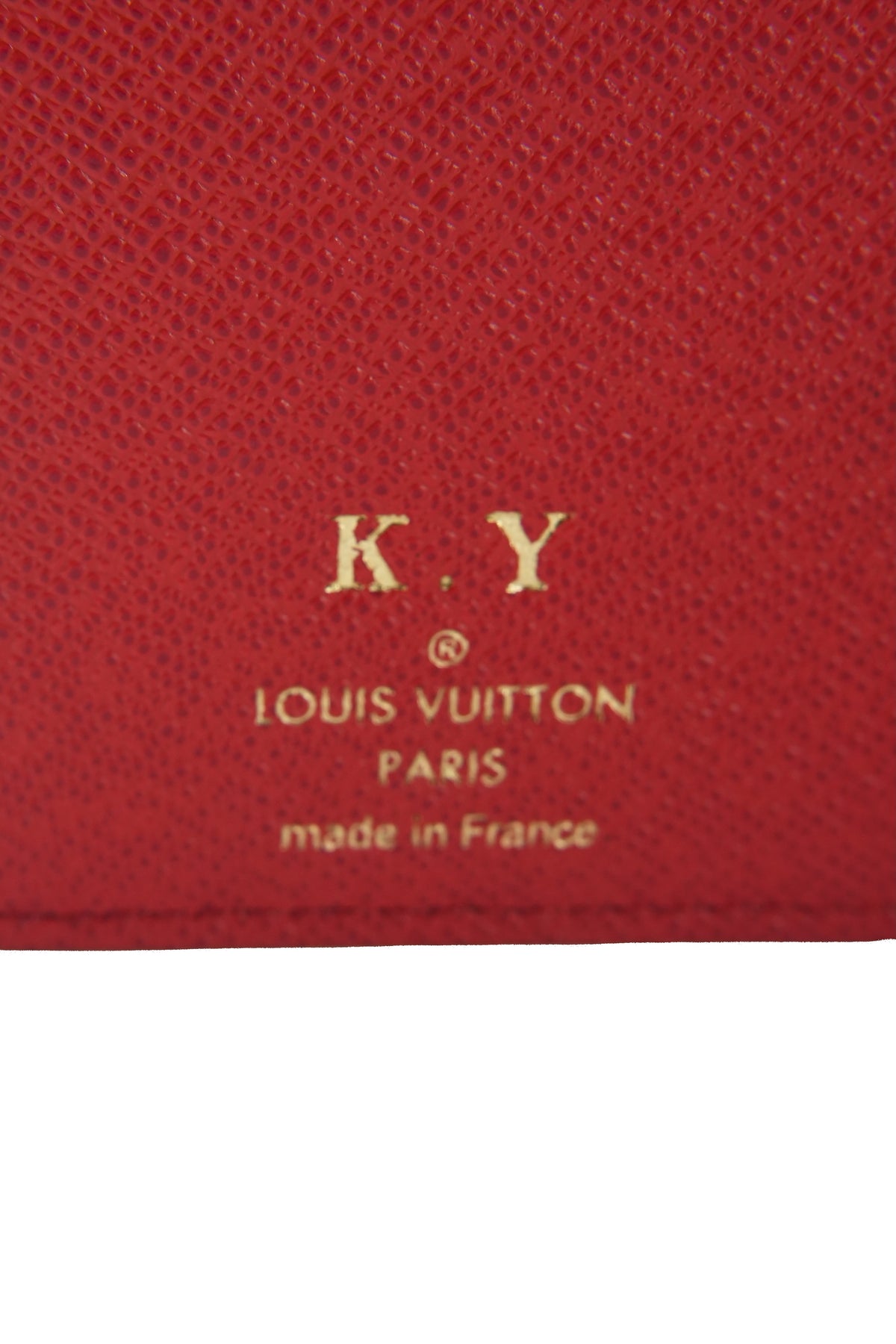 Louis Vuitton monogram red Paul MM notebook cover