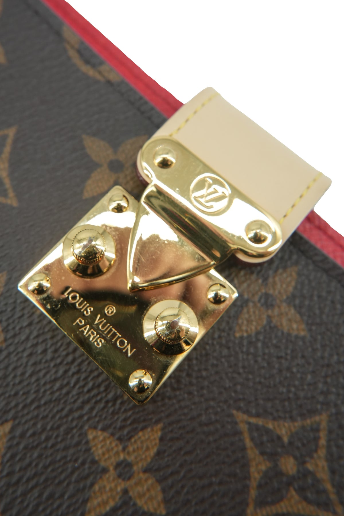 Louis Vuitton monogram red Paul MM notebook cover