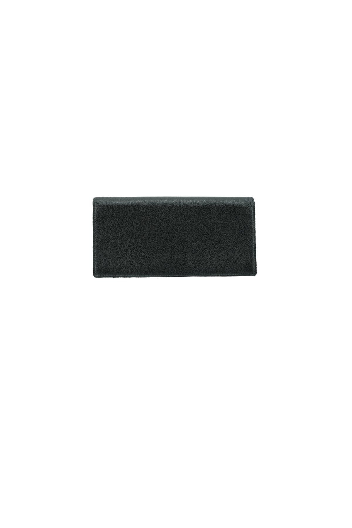 Saint Laurent black Tiny Cassandre flat wallet