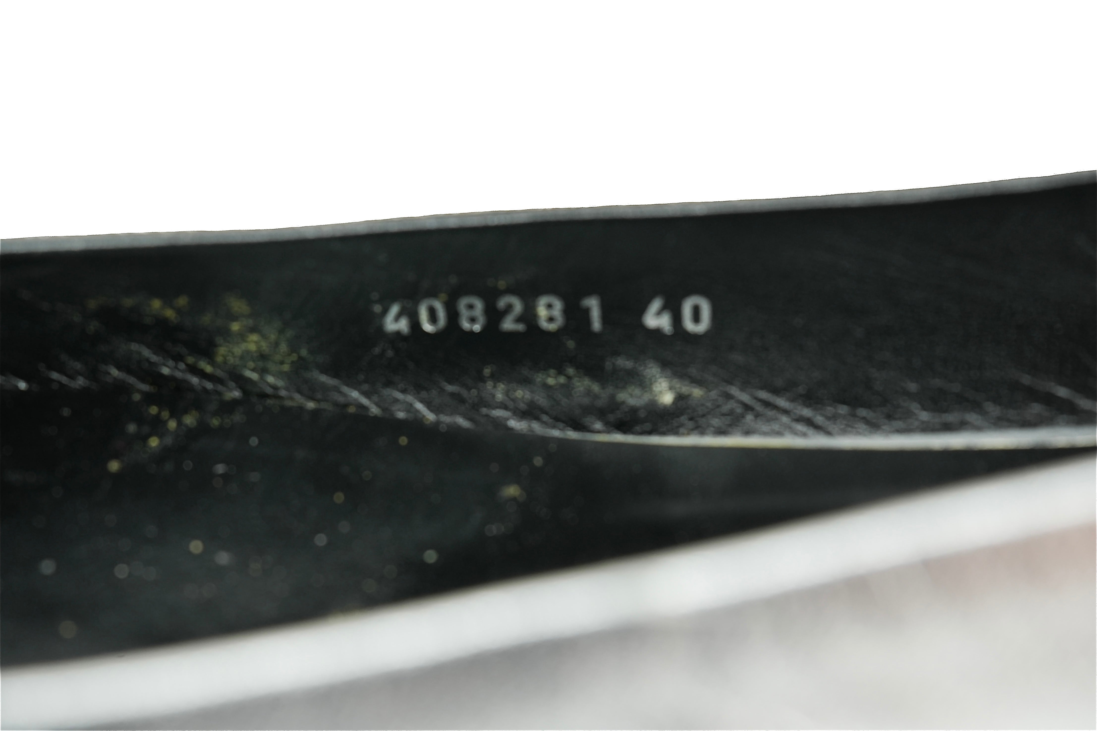 Gucci Horsebit silver metallic slingback flats size 40 BOX