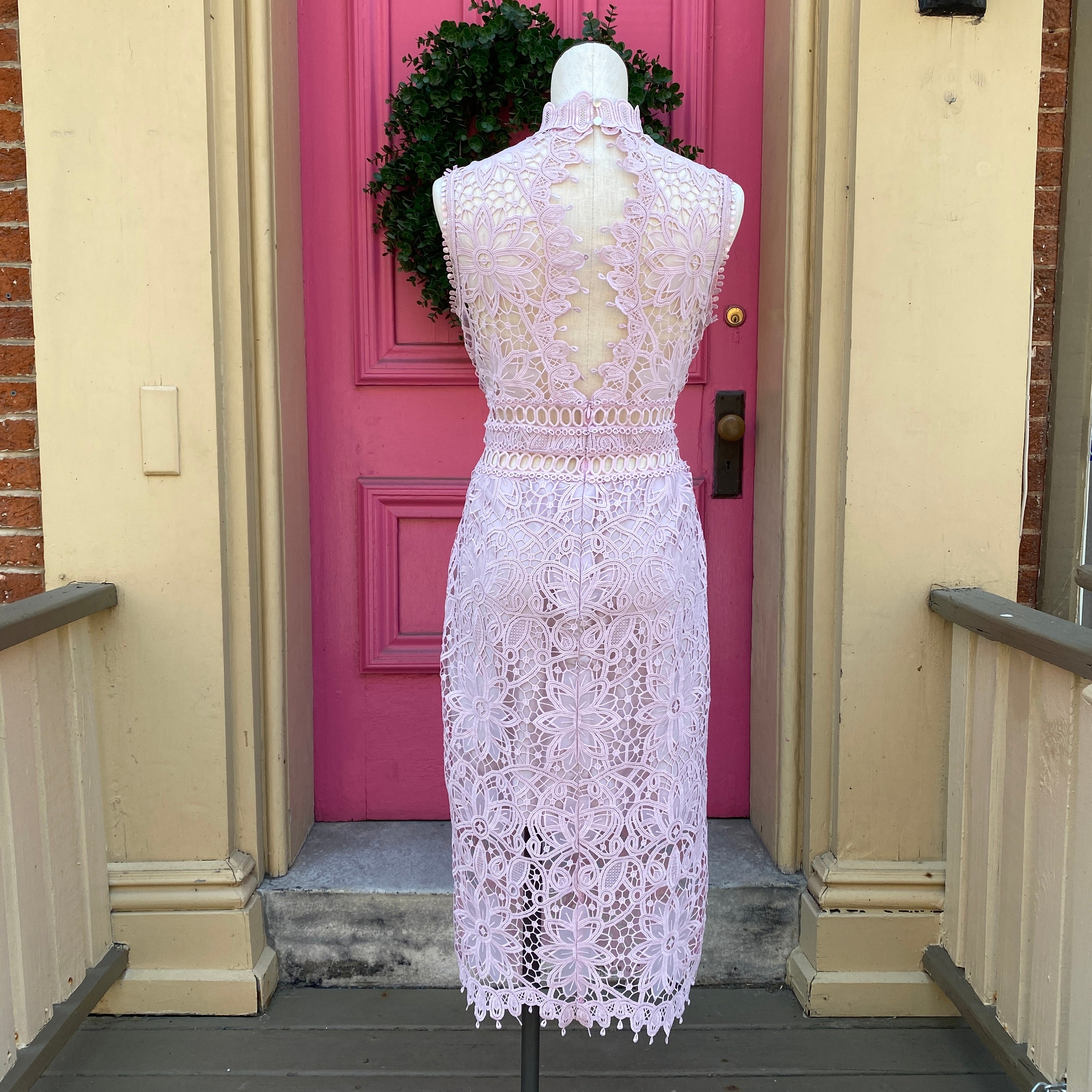 Saylor purple lace tank dress size Large New With Tags