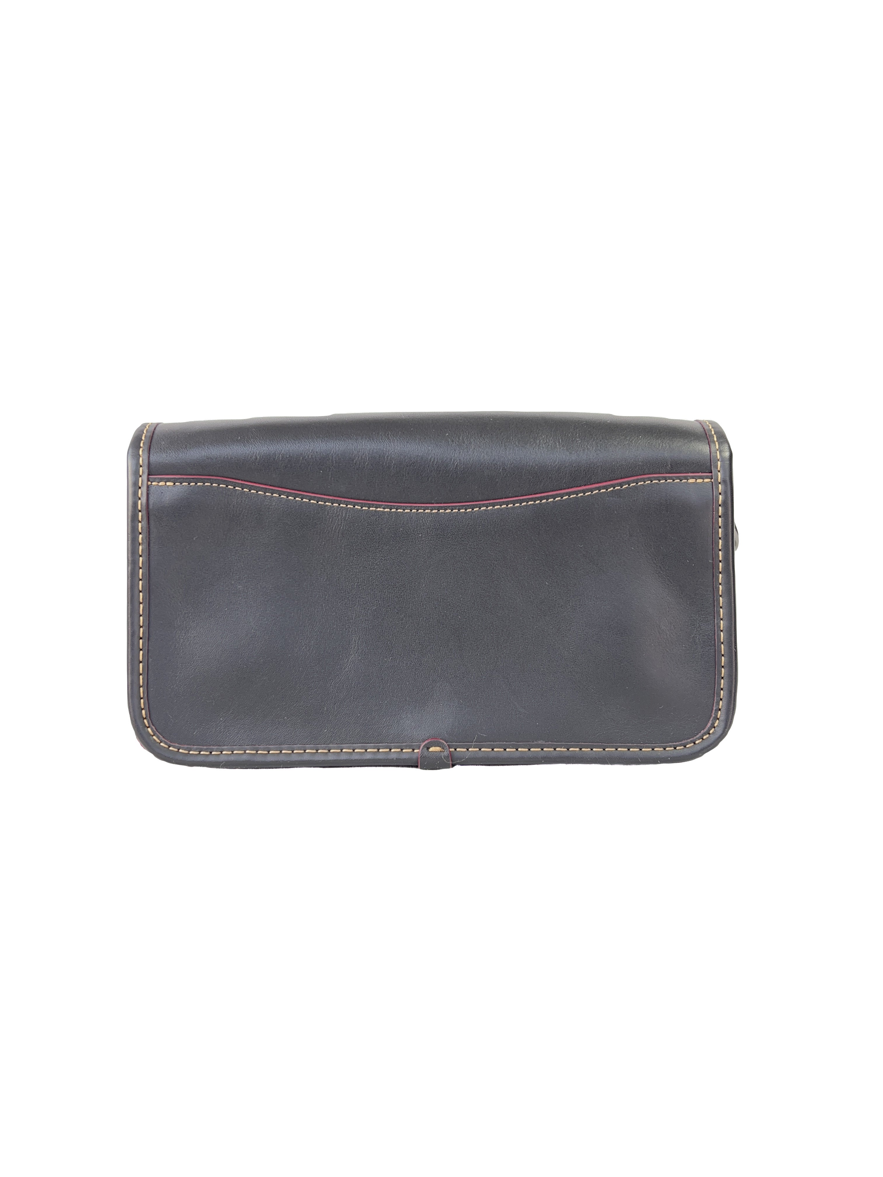 Coach x Disney black leather Mickey Mouse crossbody