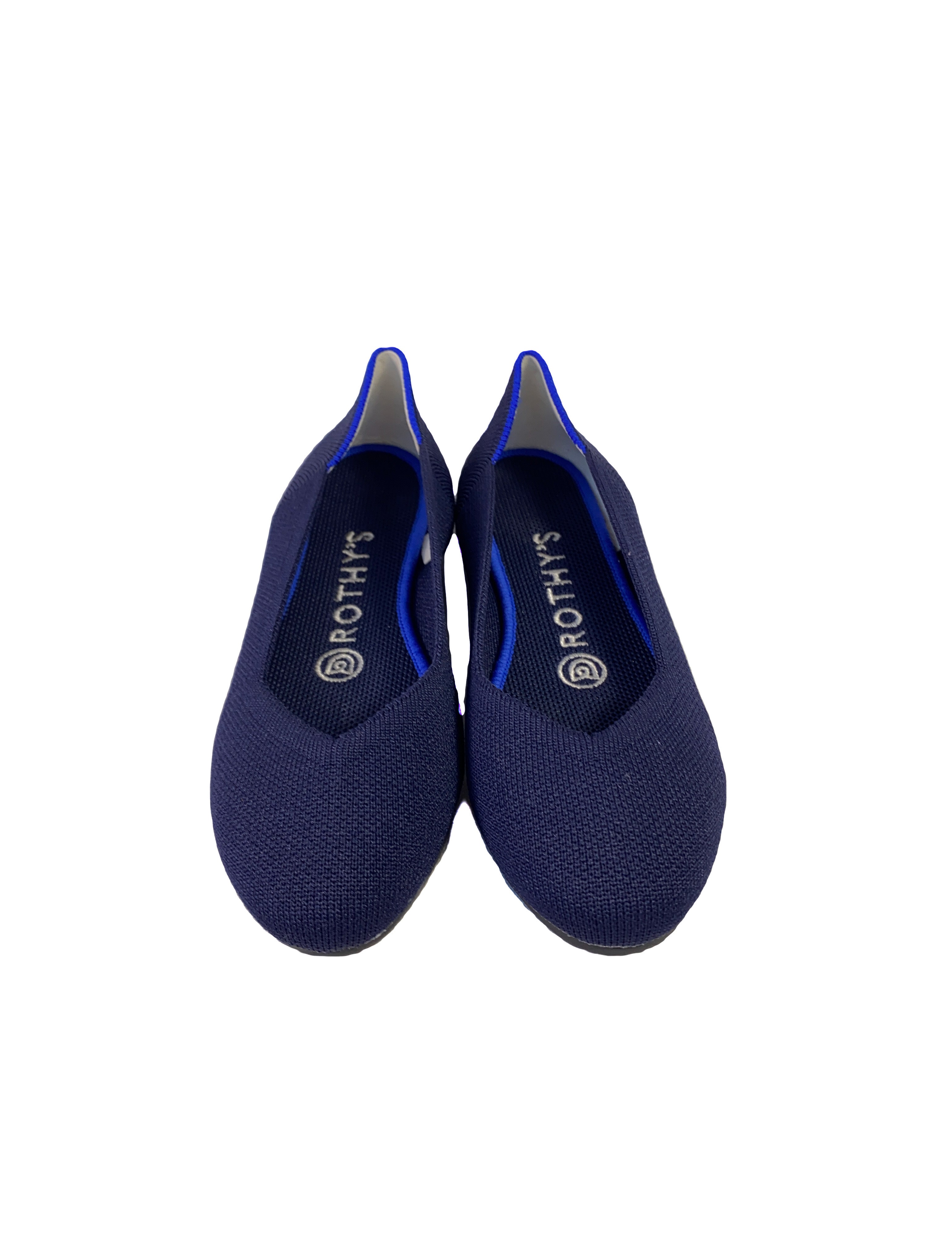 Rothys navy rounded toe flats size 6.5