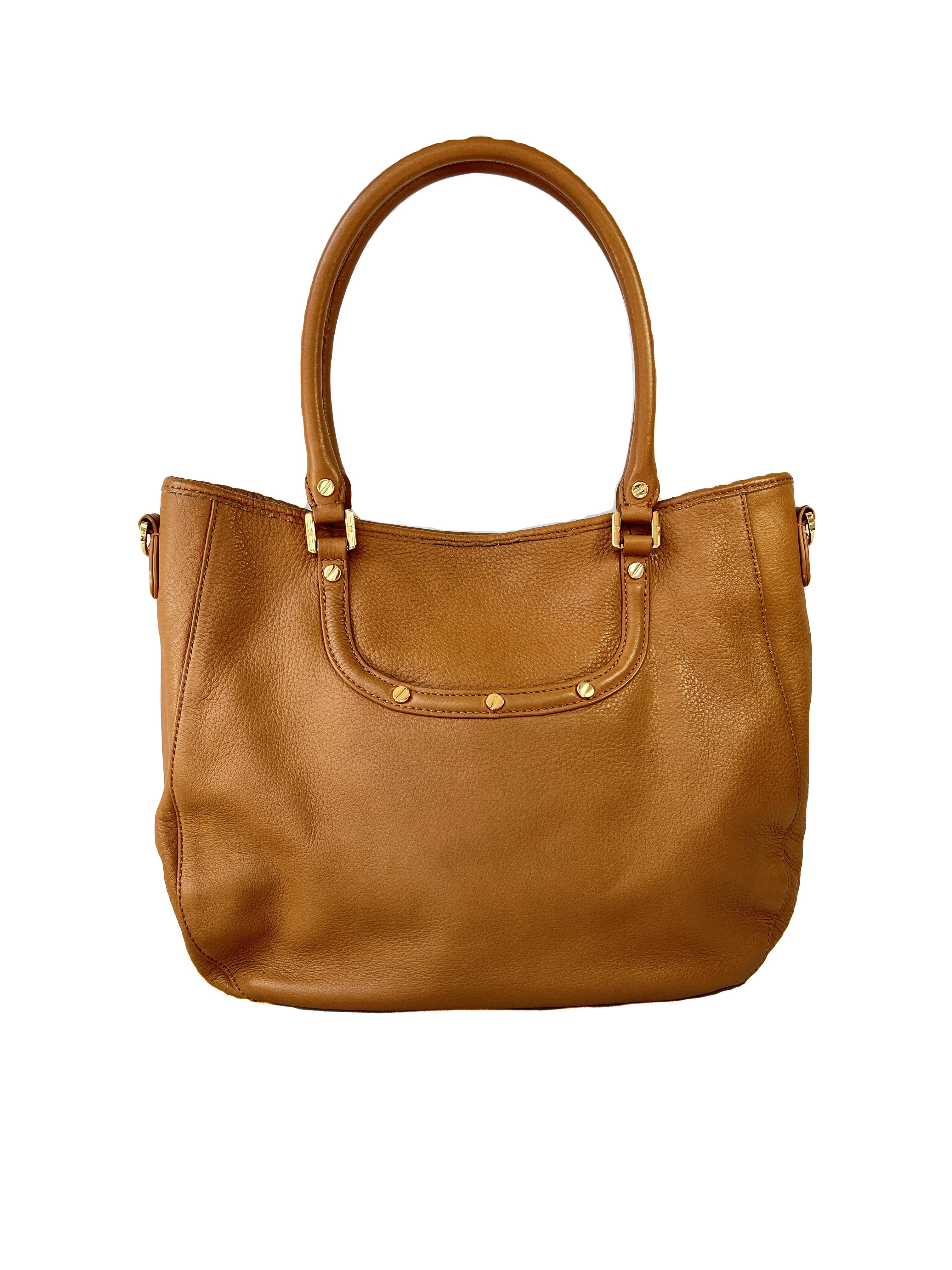 Tory Burch brown leather satchel