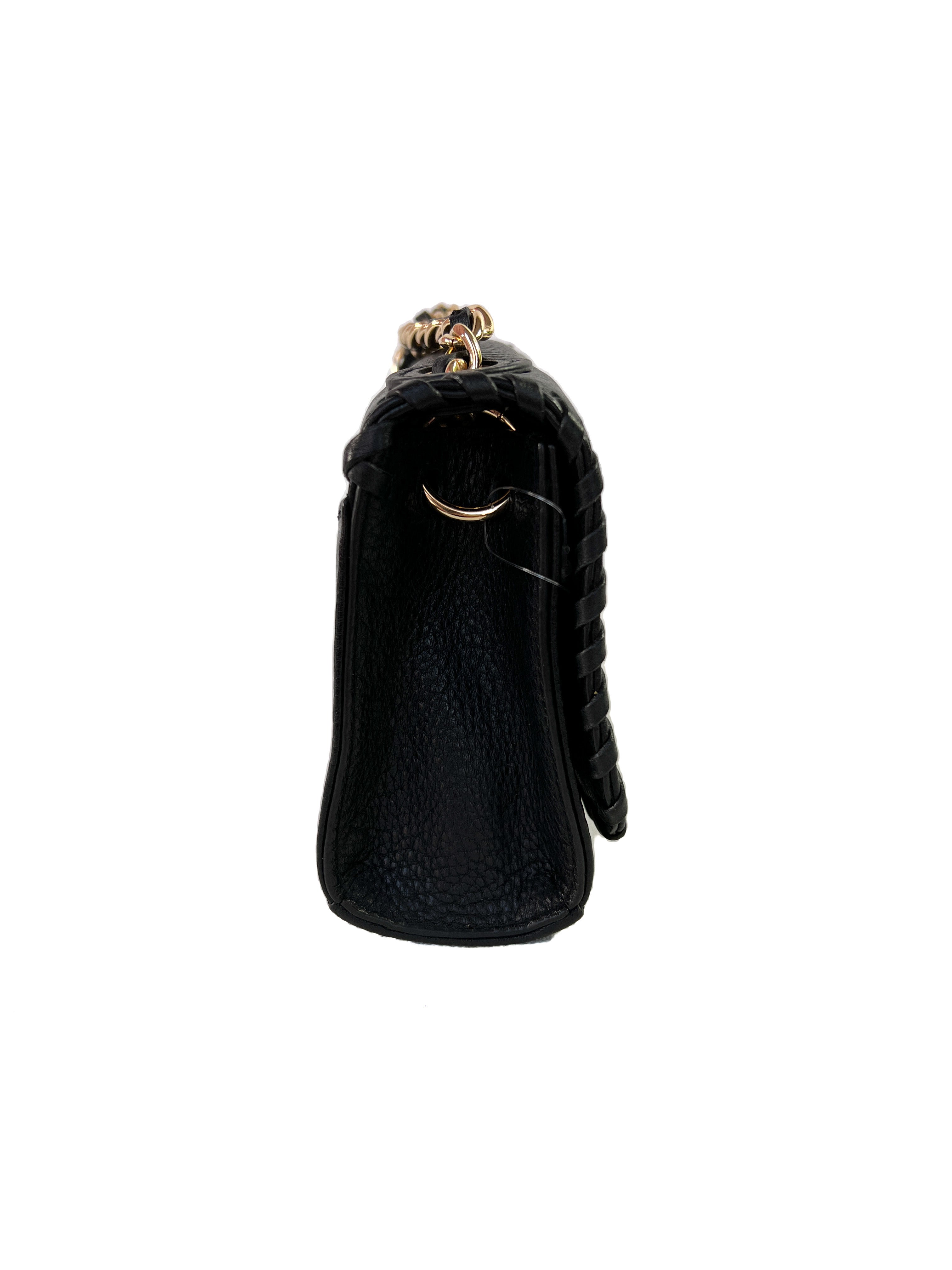 Tory Burch black leather small crossbody