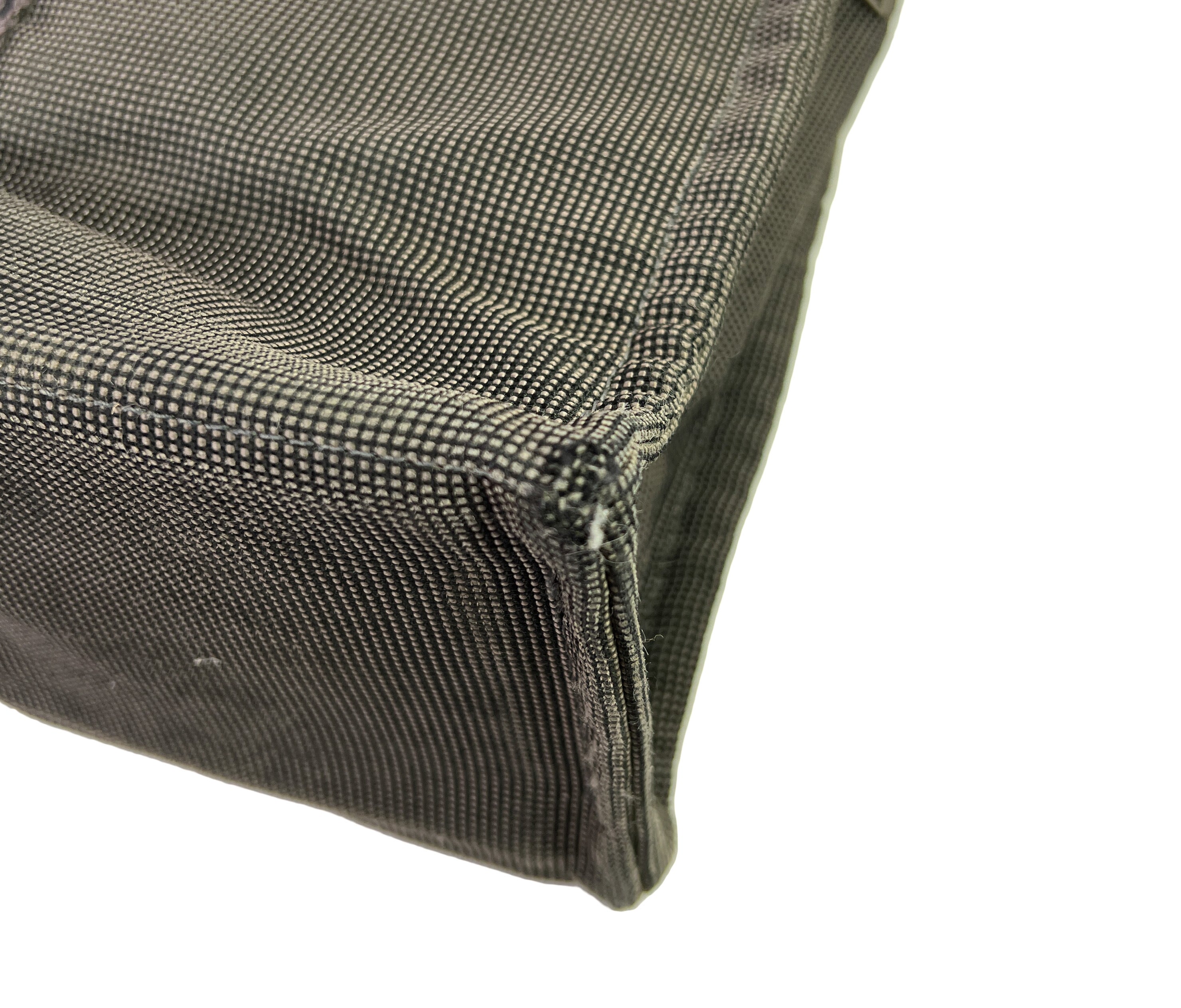 Hermes her line MM gray canvas tote