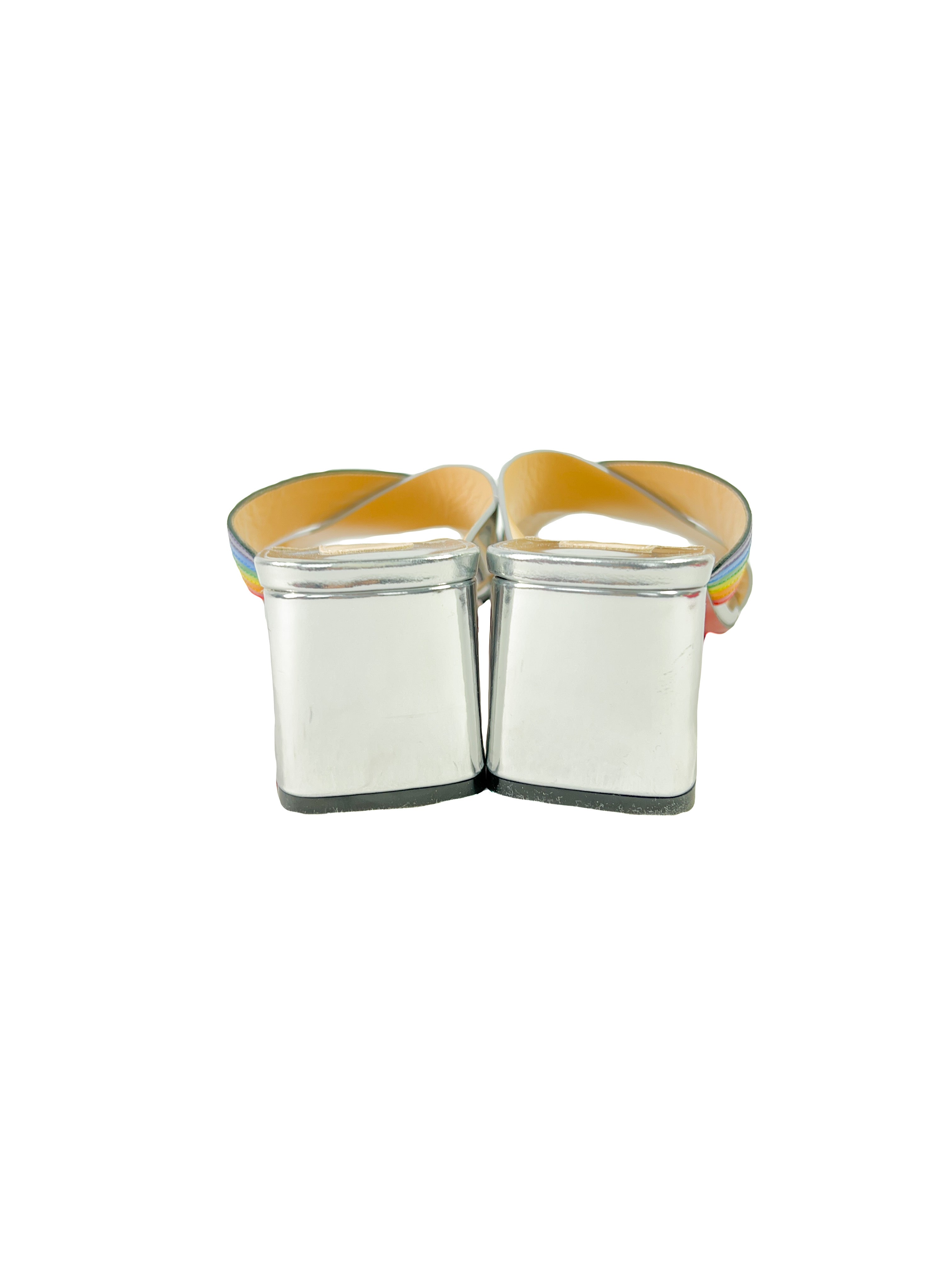 Christian Louboutin Arkenmule 55 Specchio slides size 39 NEW