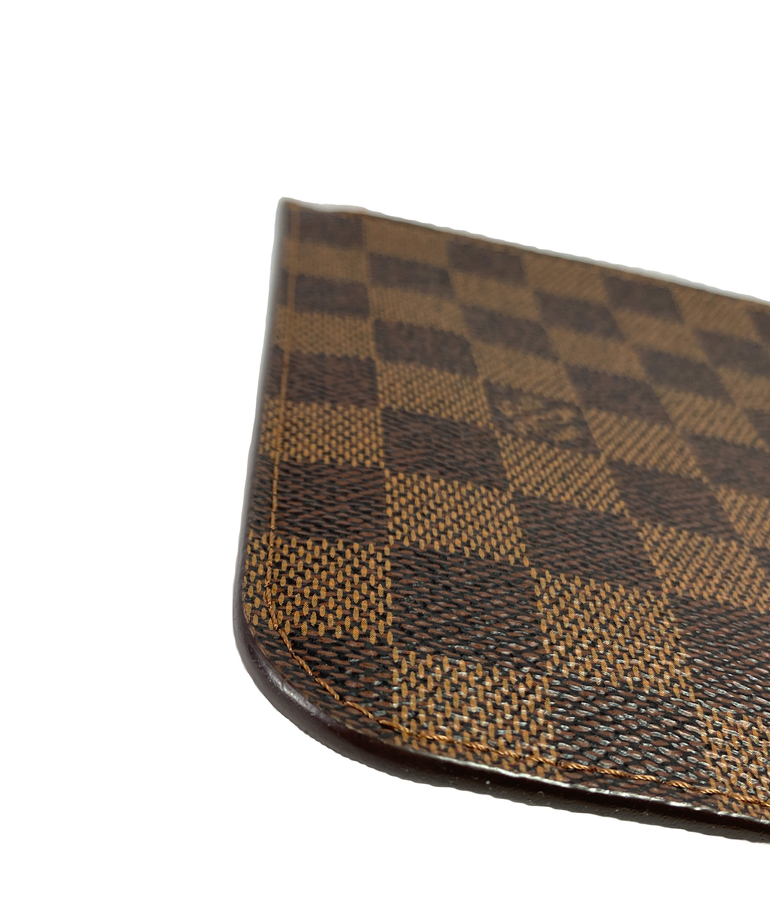 Louis Vuitton damier ebene neverfull pouch