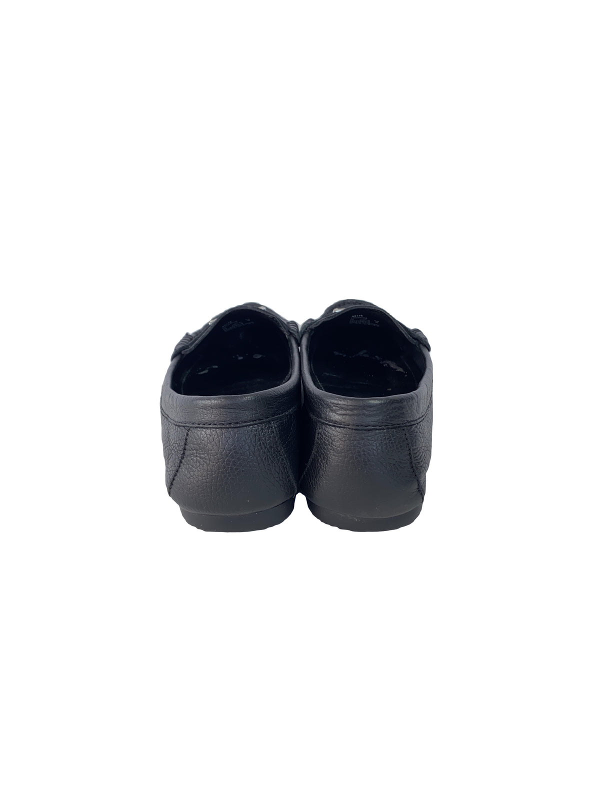 Coach black leather Fredica loafers size 8