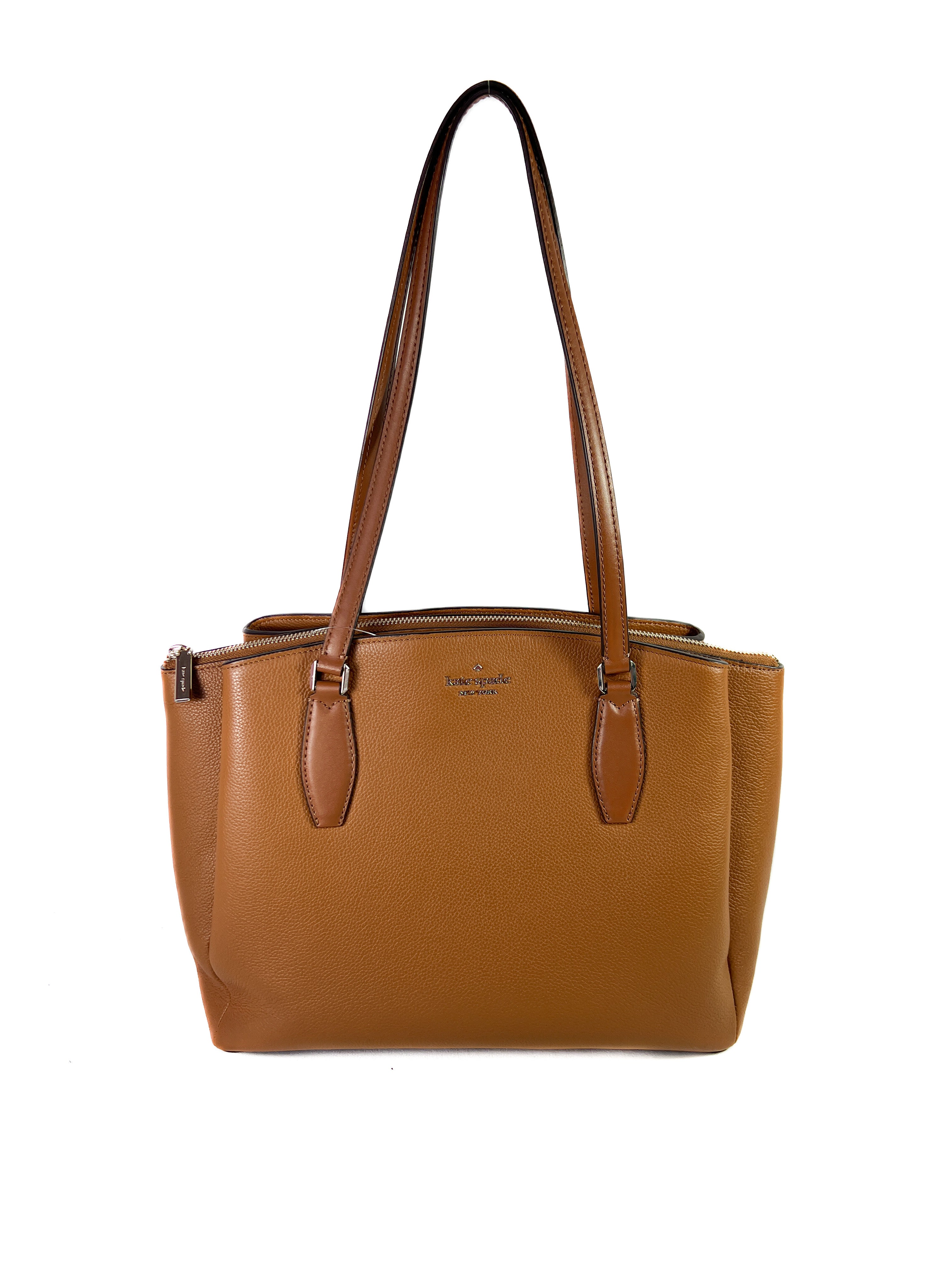 Kate Spade New York Pebbled Leather Shoulder Bag - Brown Shoulder Bags,  Handbags - WKA340876