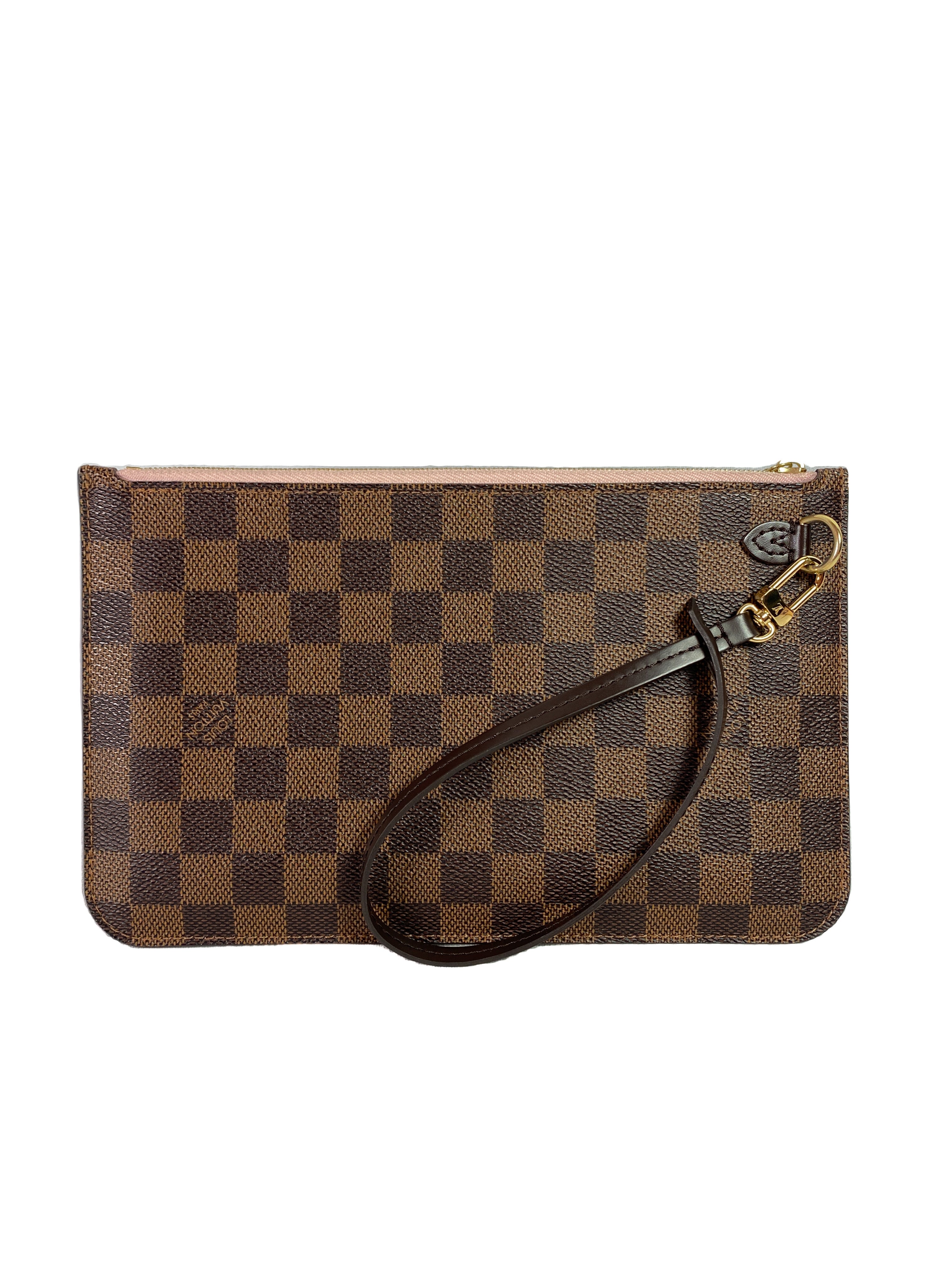 Louis Vuitton damier ebene neverfull pouch