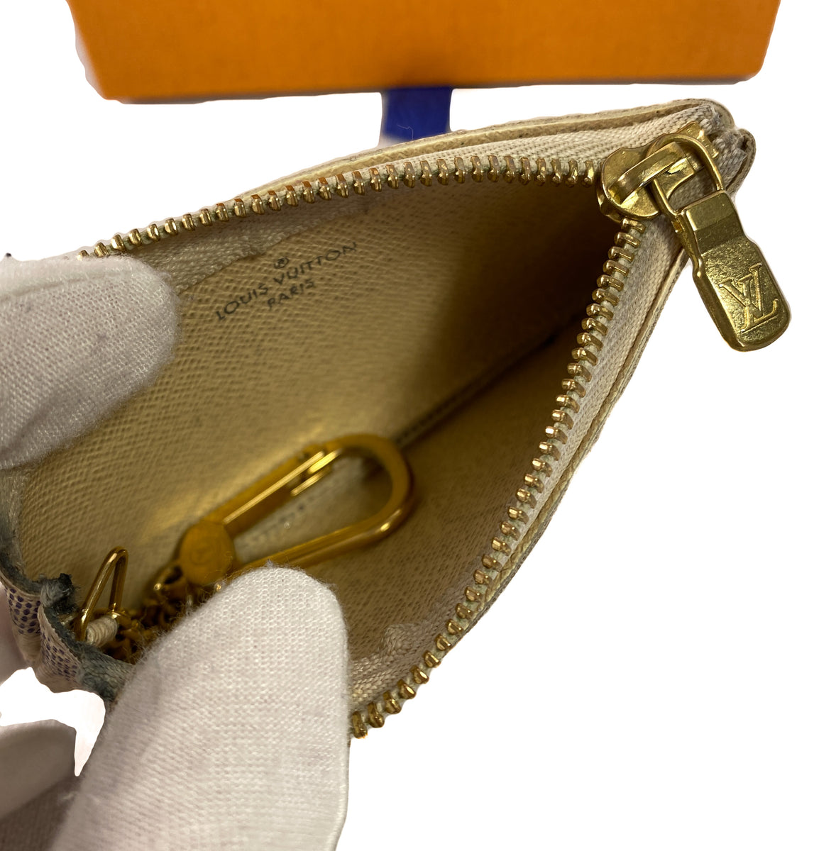 Louis Vuitton Damier Azur Key Pouch 45735