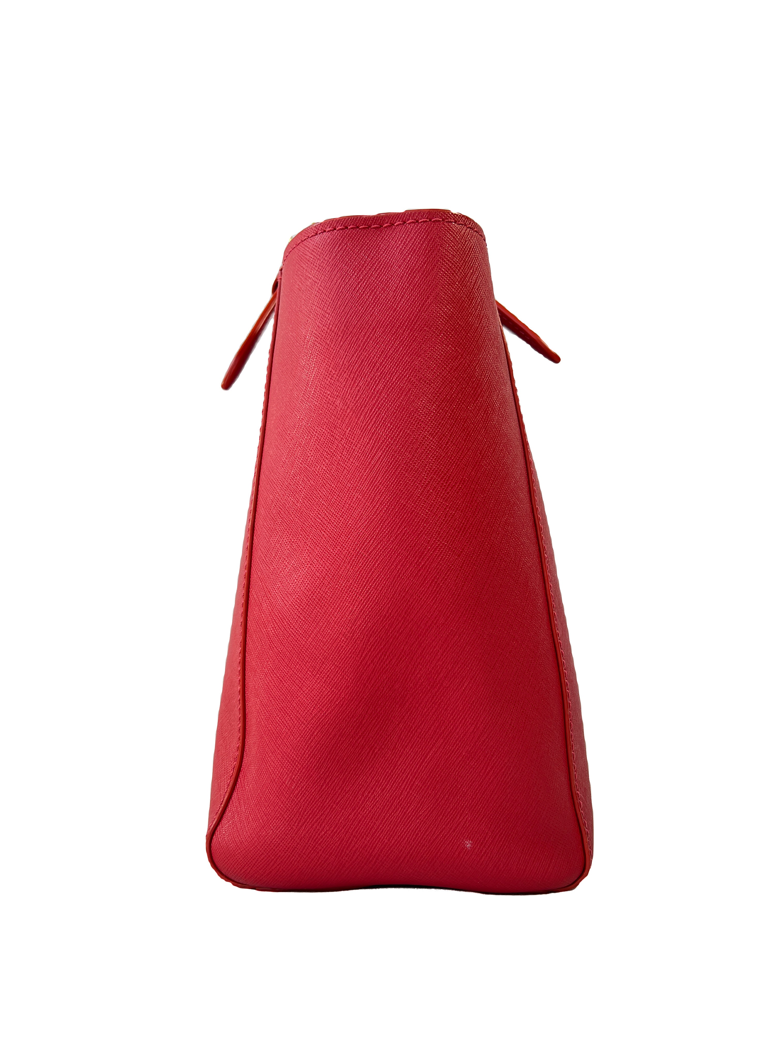 Tory Burch red leather tote