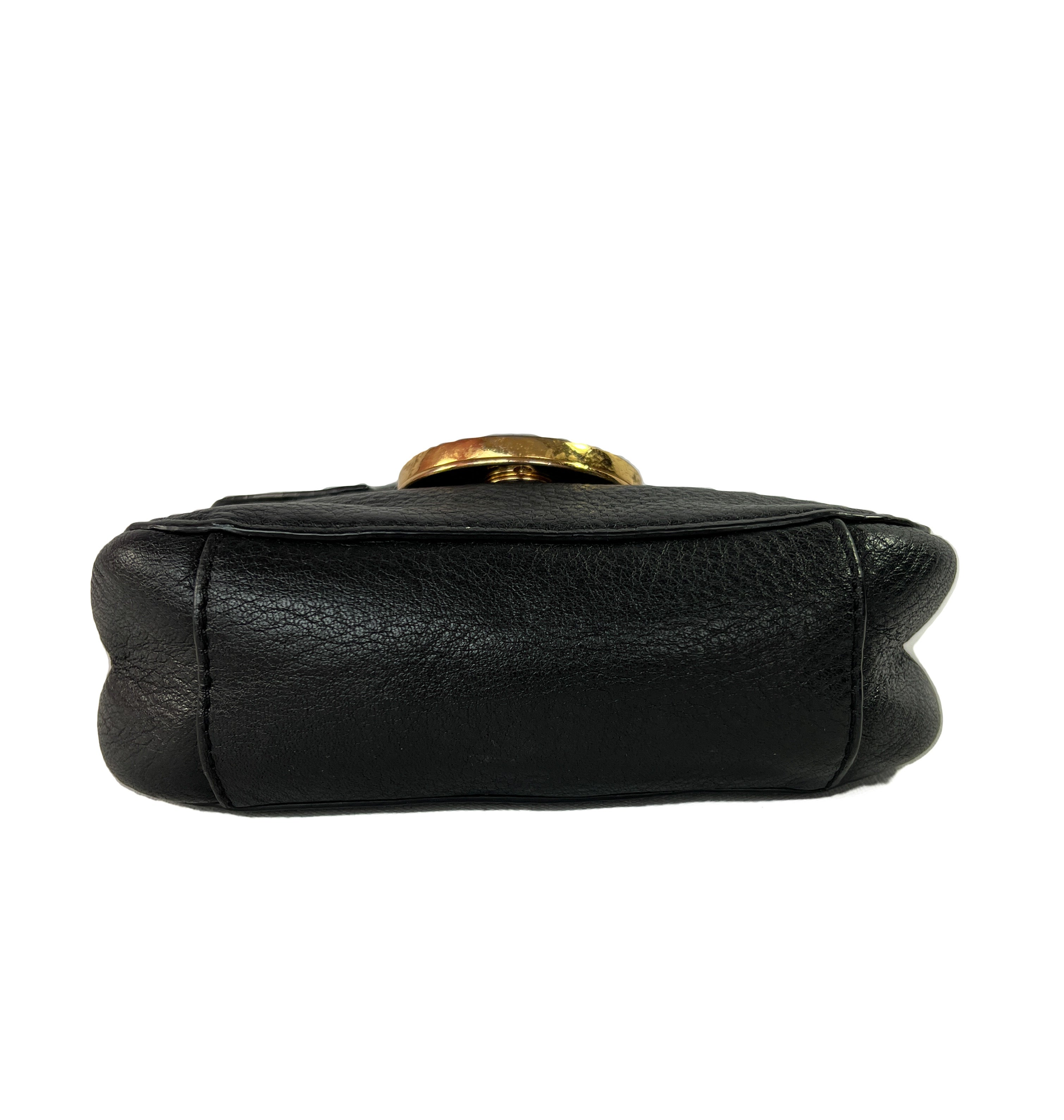 Michael Kors black Fulton leather crossbody