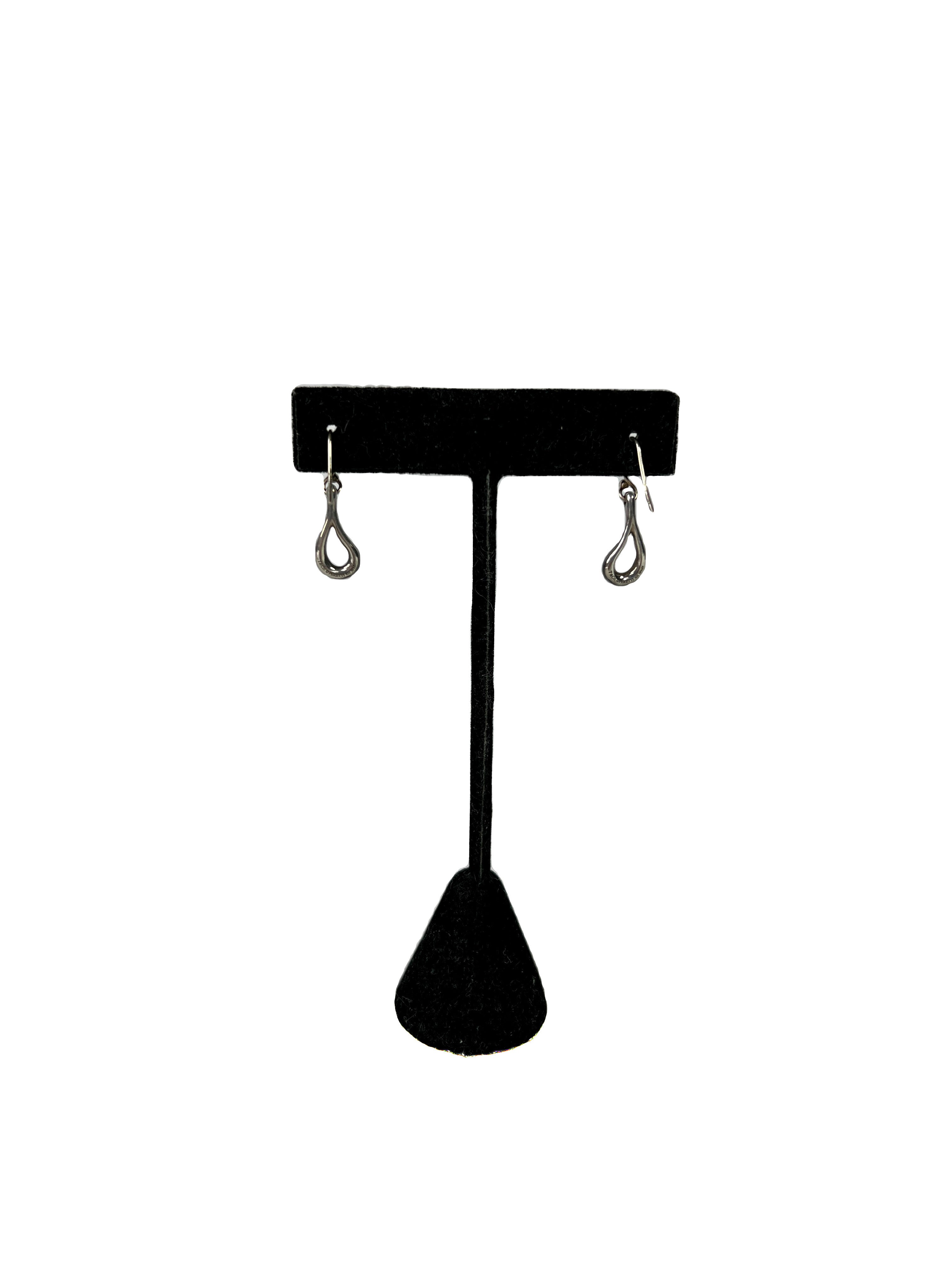 Tiffany & Co Elsa Peretti open tear drop dangle earrings