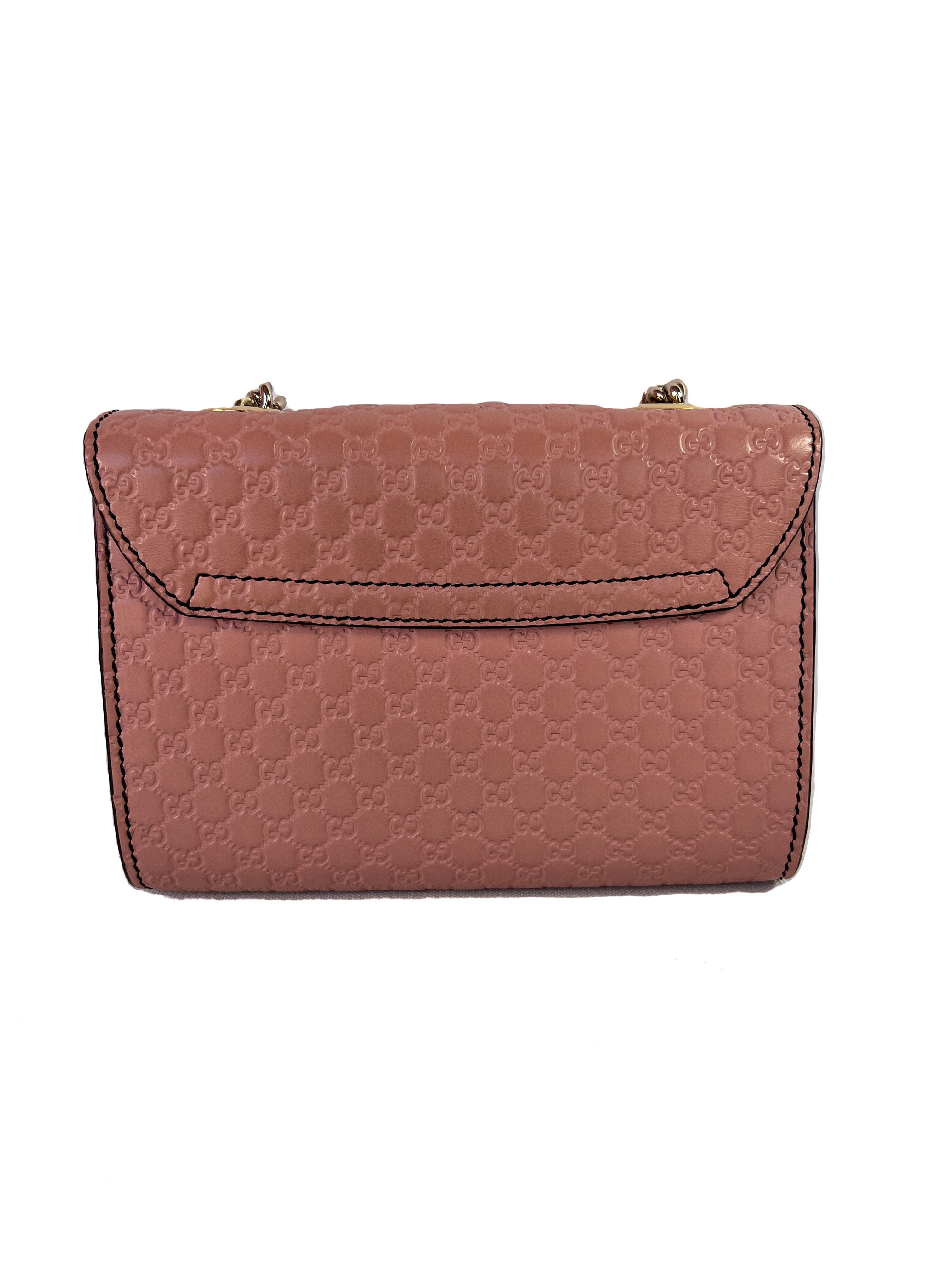 Gucci Microguccissima Mini Emily light pink leather crossbody
