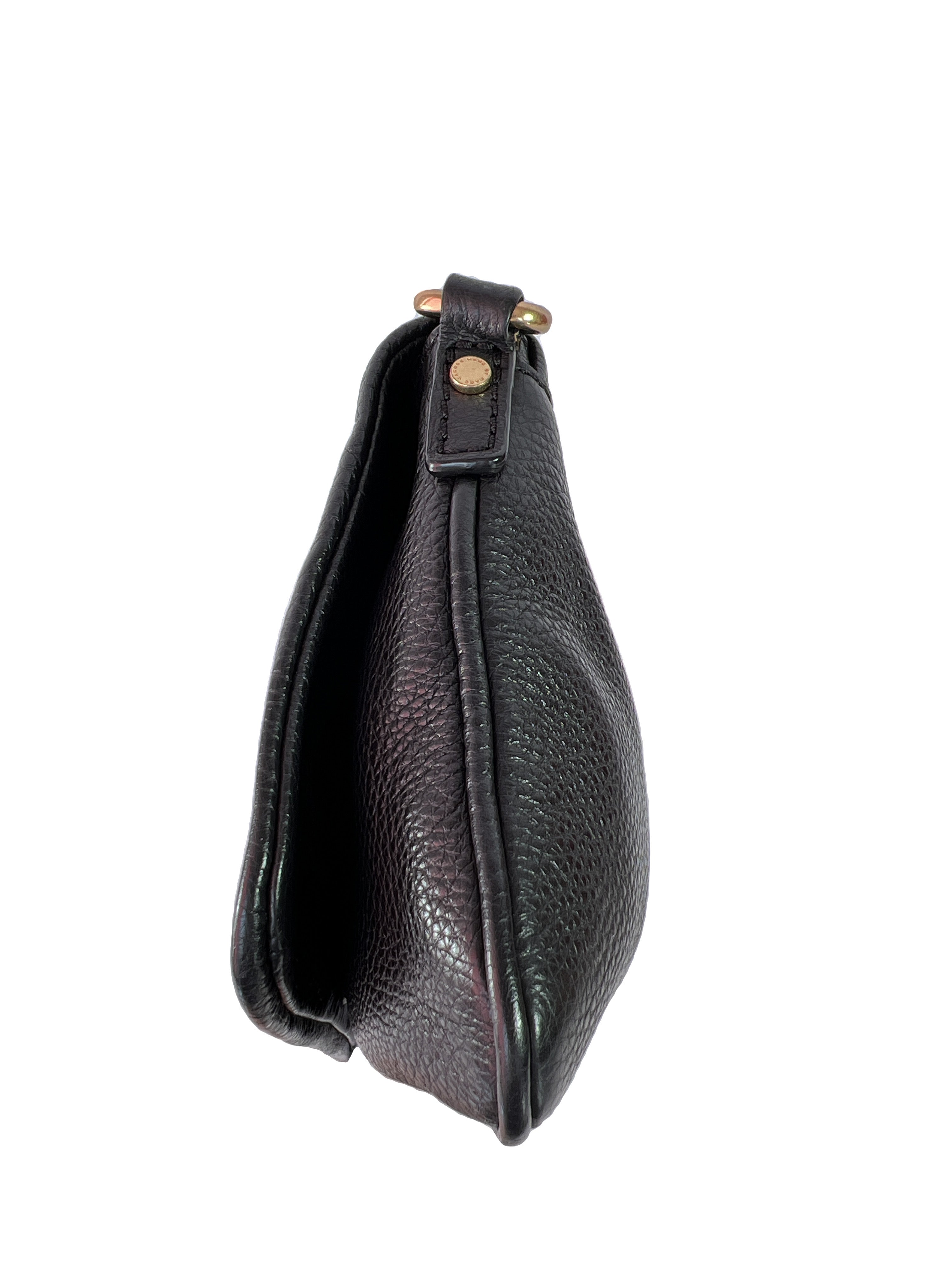 Marc by Marc Jacobs black leather crossbody